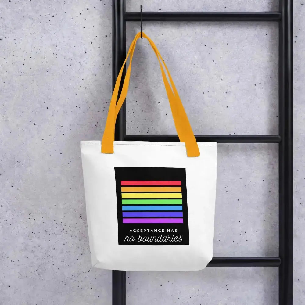 Acceptance Has No Boundaries Tote Bag - FloofChonk