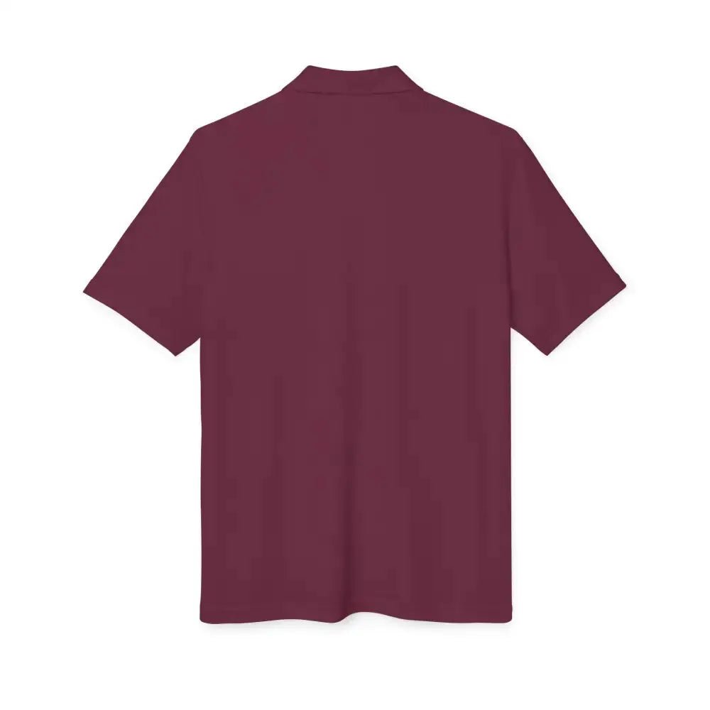 Adidas Unisex Performance Polo with Custom Rainbow Embroidered Graphic by FloofChonk - FloofChonk