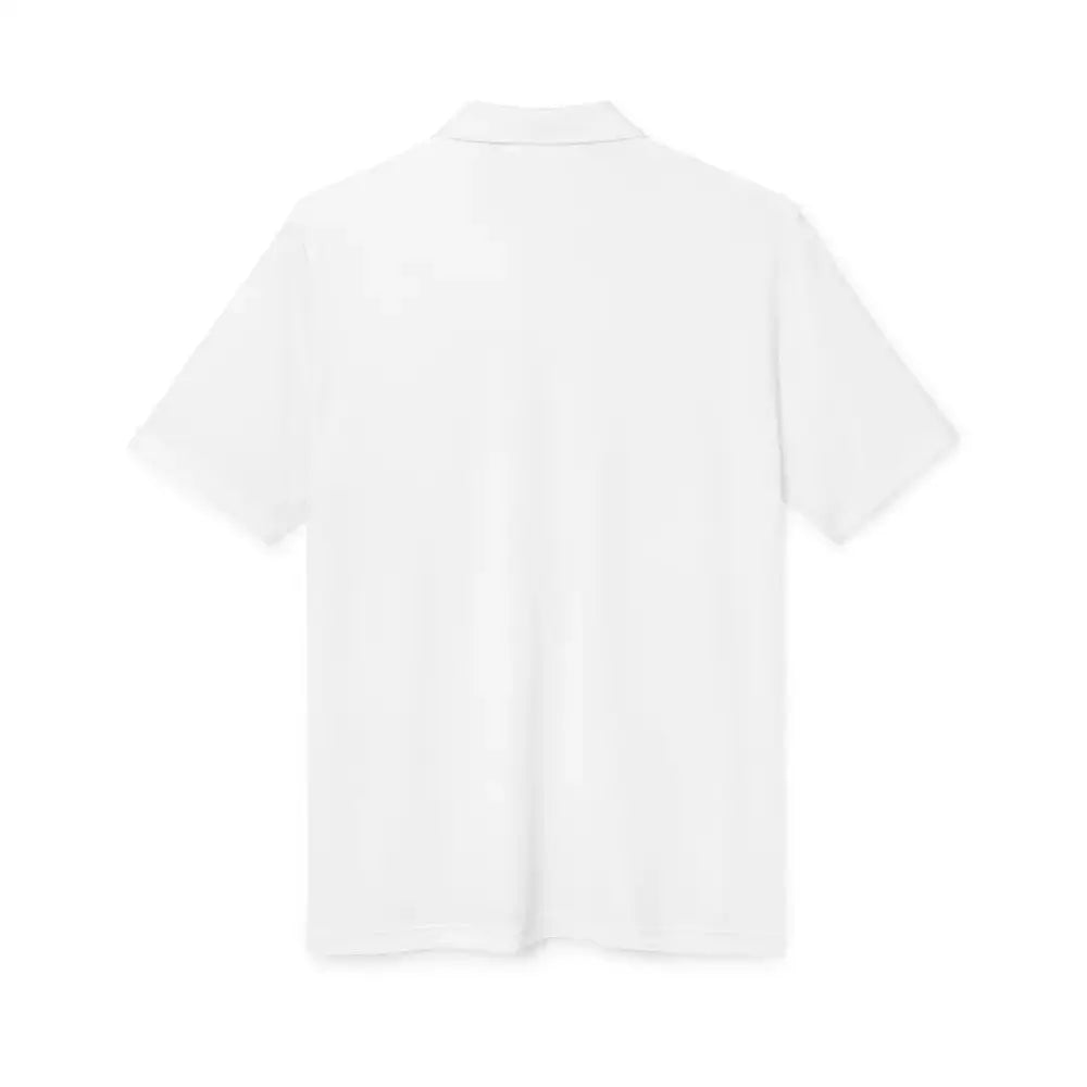 Adidas Unisex Performance Polo with Custom Rainbow Embroidered Graphic by FloofChonk - FloofChonk