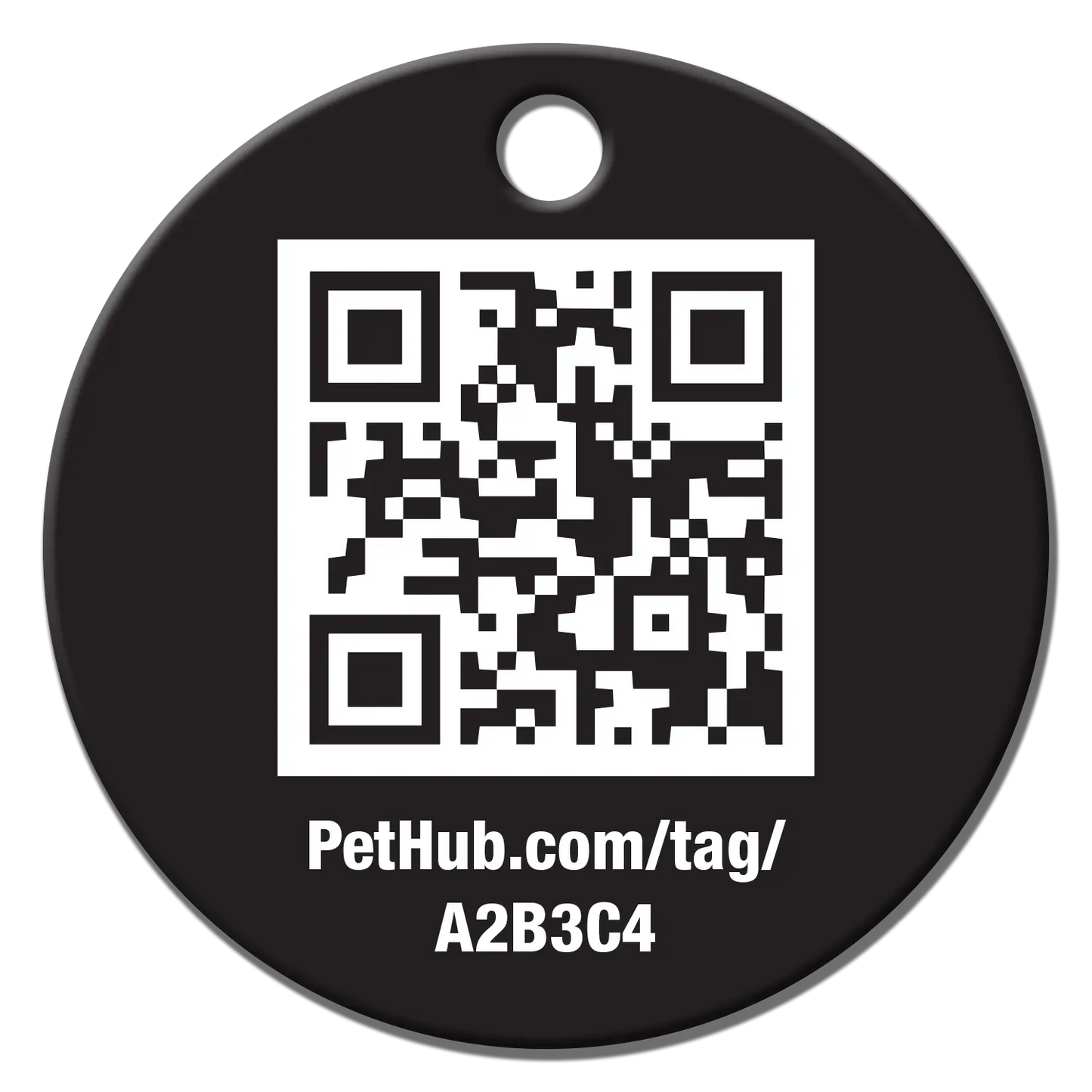 PetHub QR Pet ID Tag – Classic Aluminum PetHub