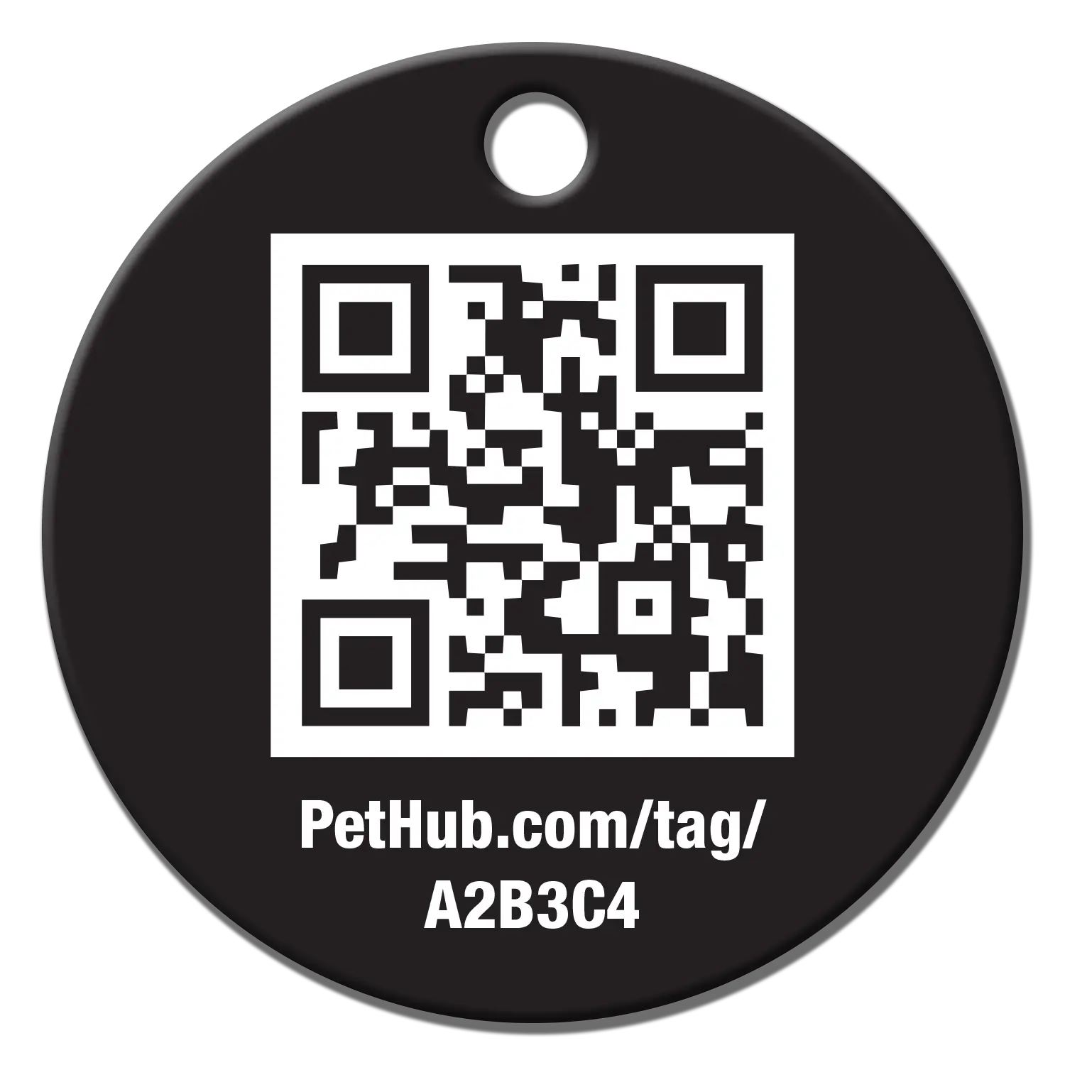 PetHub QR Pet ID Tag – Classic Aluminum PetHub