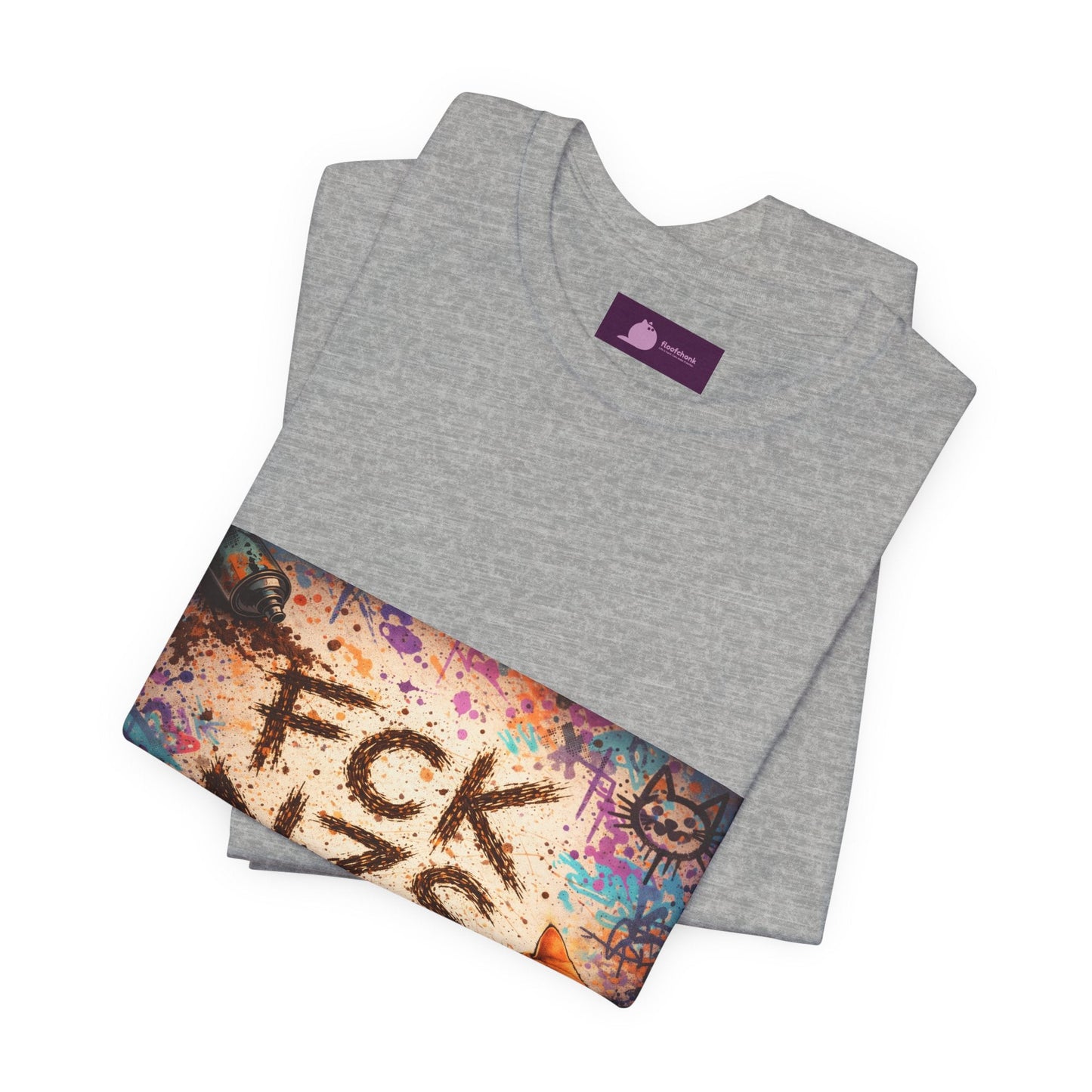 Anti - Nazi Graphic Tee – "FCK NZS" Protest T‑Shirt - FloofChonk