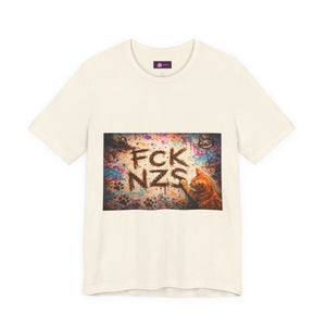 Anti - Nazi Graphic Tee – "FCK NZS" Protest T‑Shirt - FloofChonk