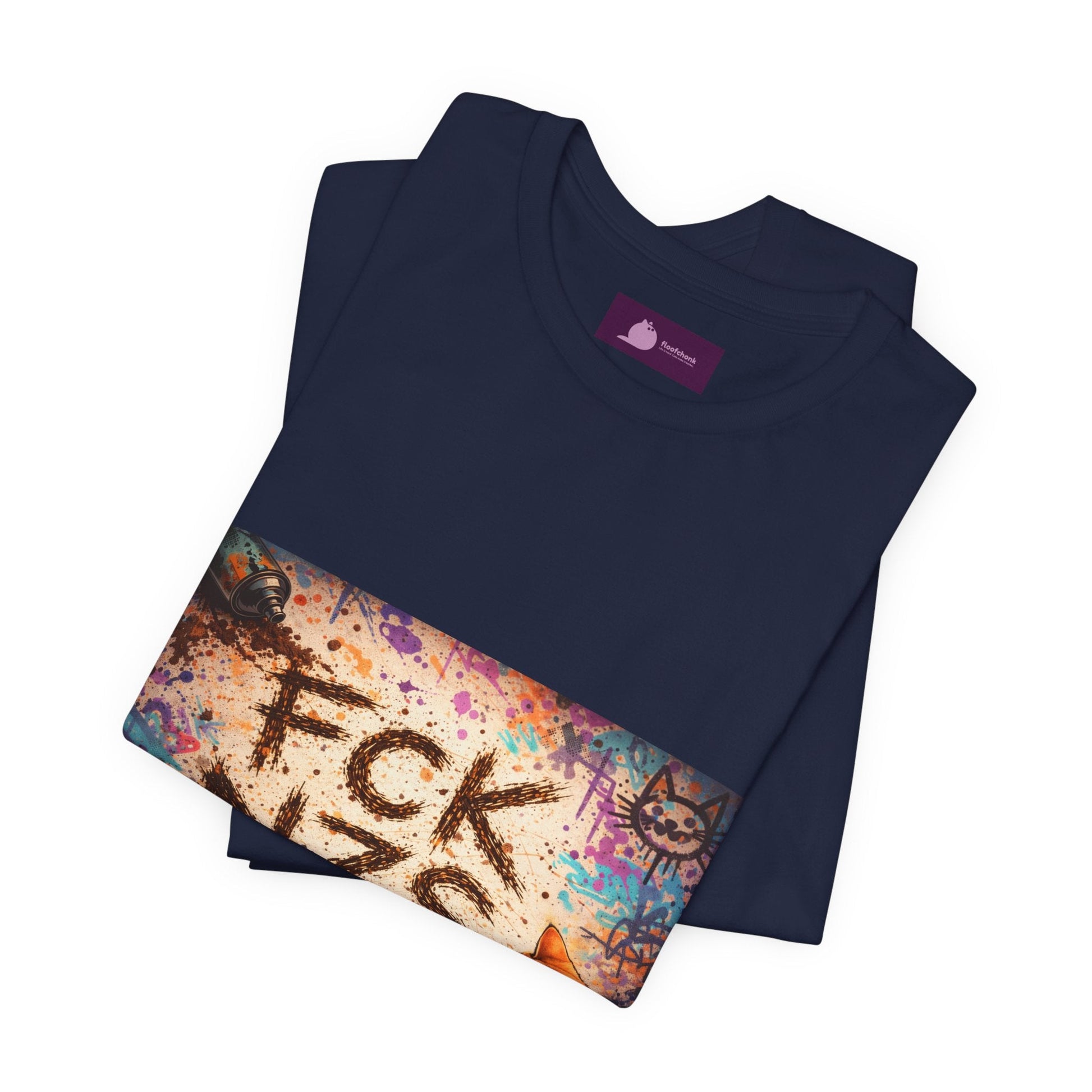 Anti - Nazi Graphic Tee – "FCK NZS" Protest T‑Shirt - FloofChonk