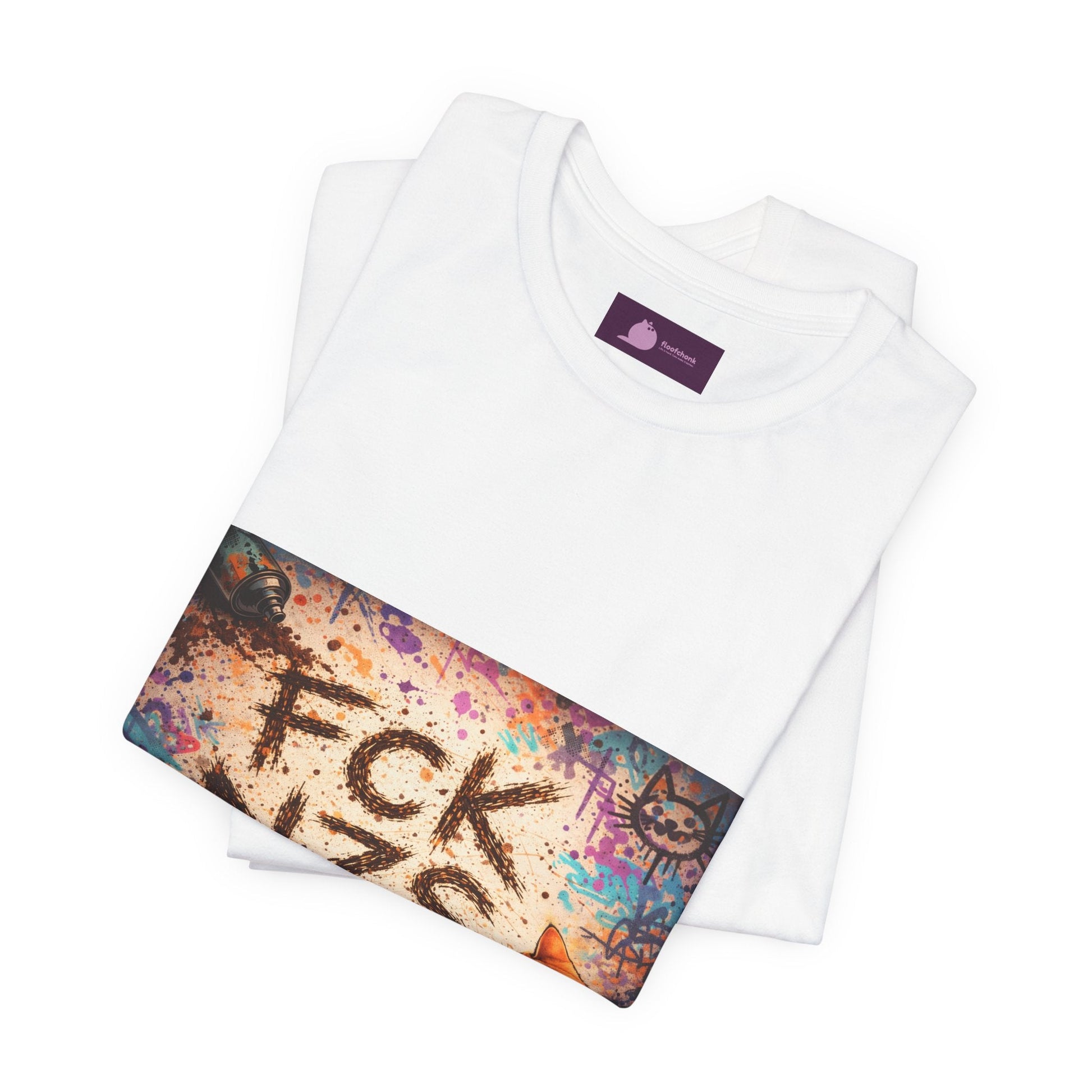 Anti - Nazi Graphic Tee – "FCK NZS" Protest T‑Shirt - FloofChonk