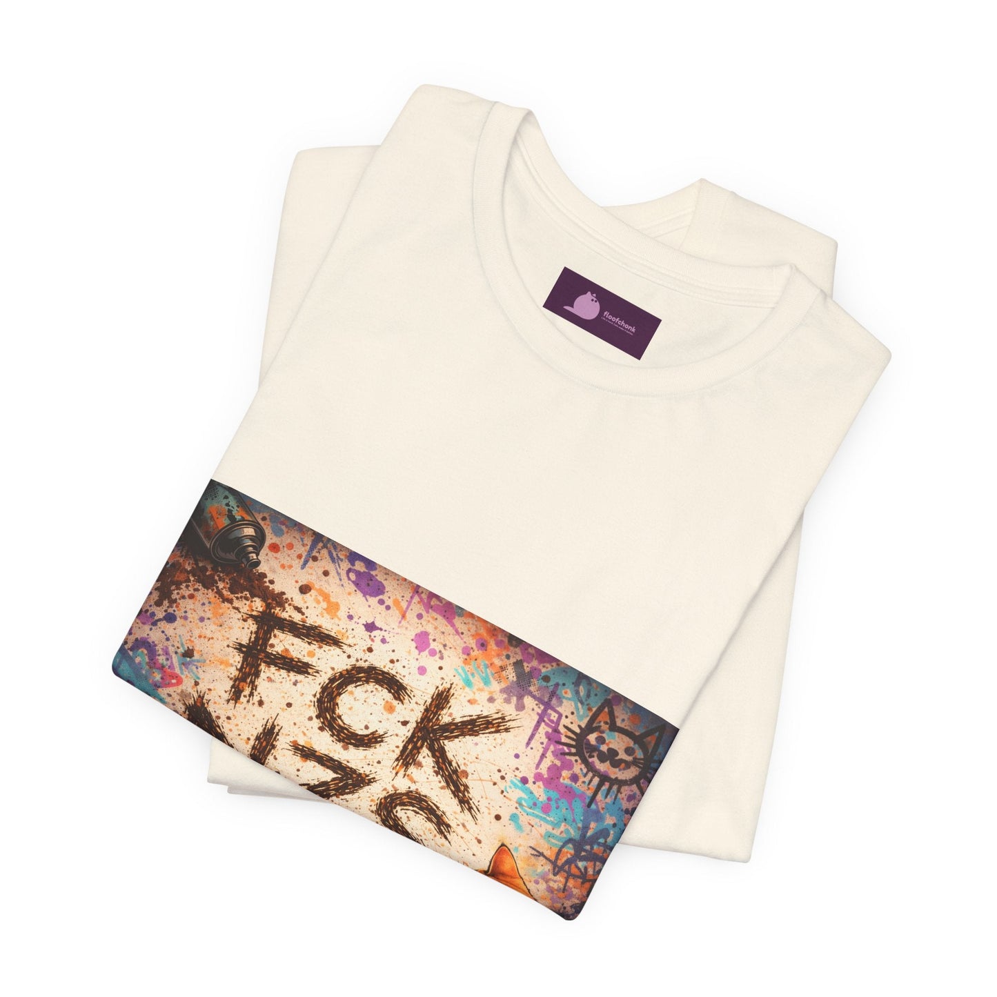 Anti - Nazi Graphic Tee – "FCK NZS" Protest T‑Shirt - FloofChonk