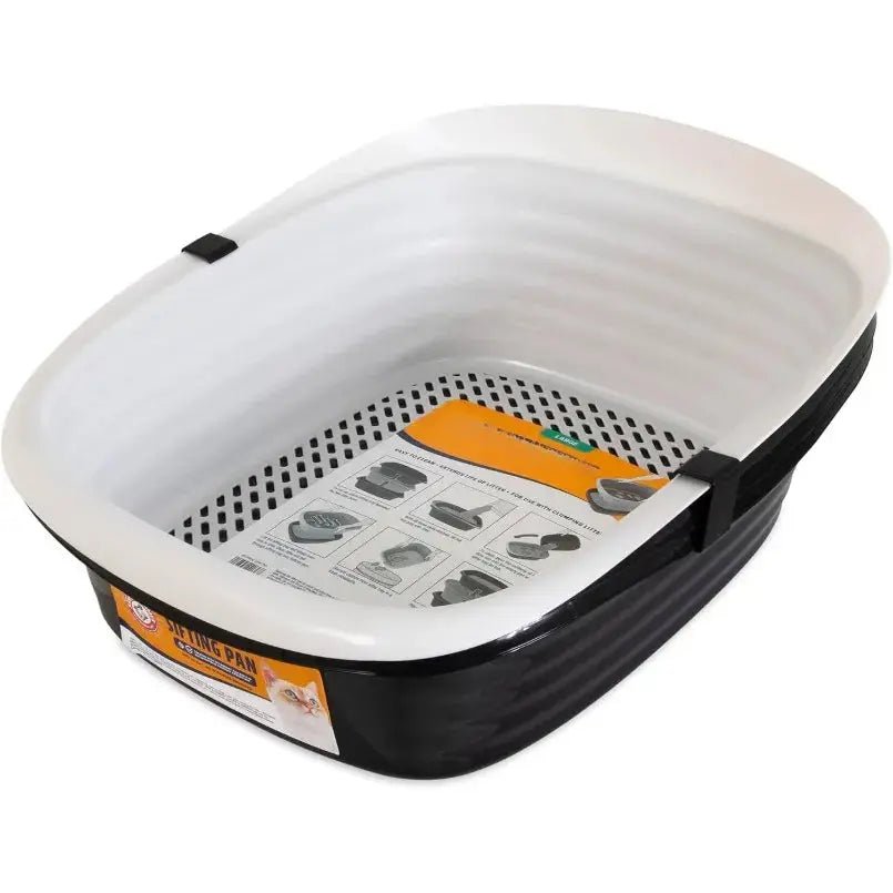 Arm & Hammer Large Sifting Litter Box Scoop Free Cat Litter Tray with Microban - FloofChonk