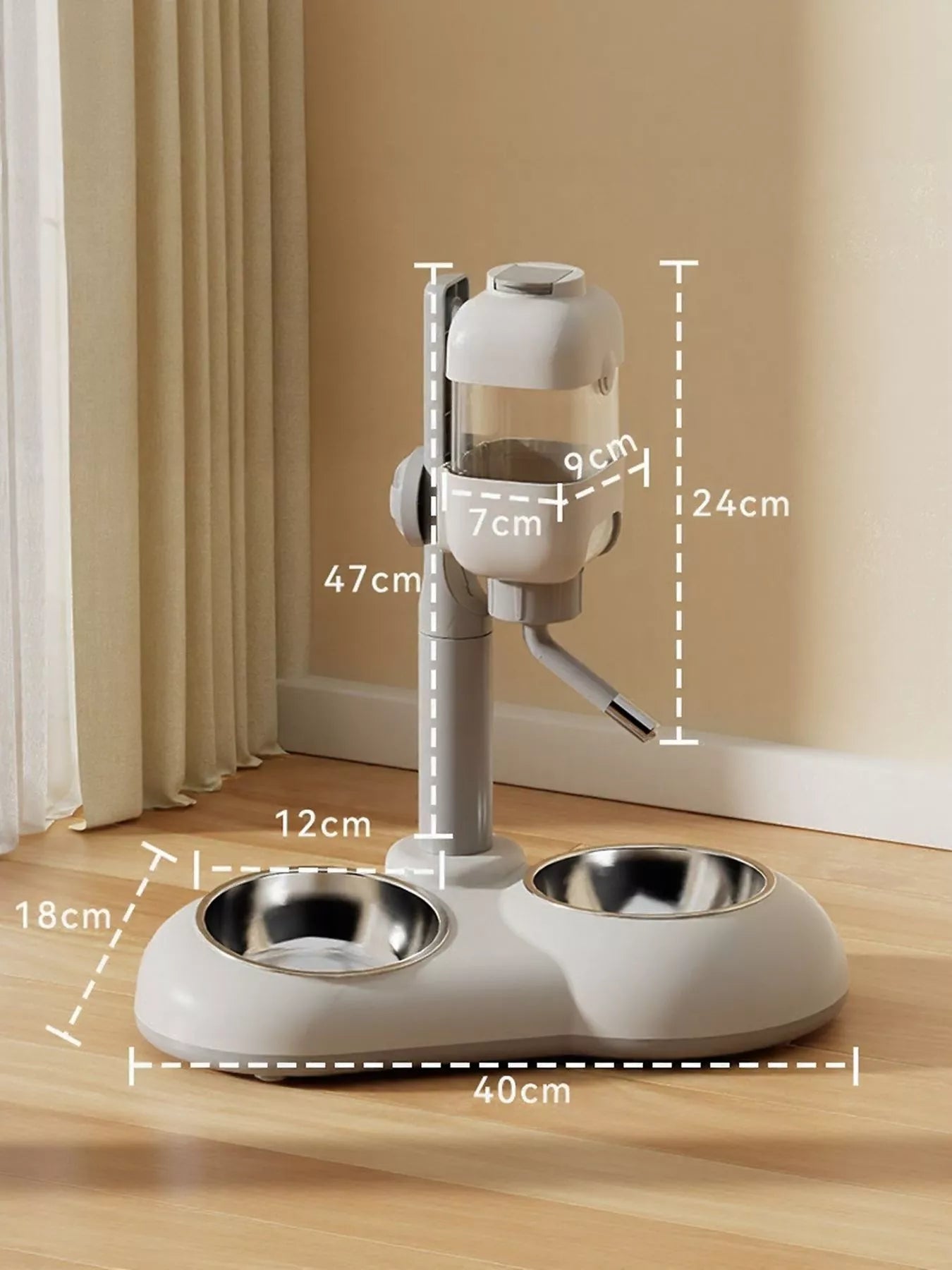 Automatic Pet Food and Water Dispenser Bowl - FloofChonk