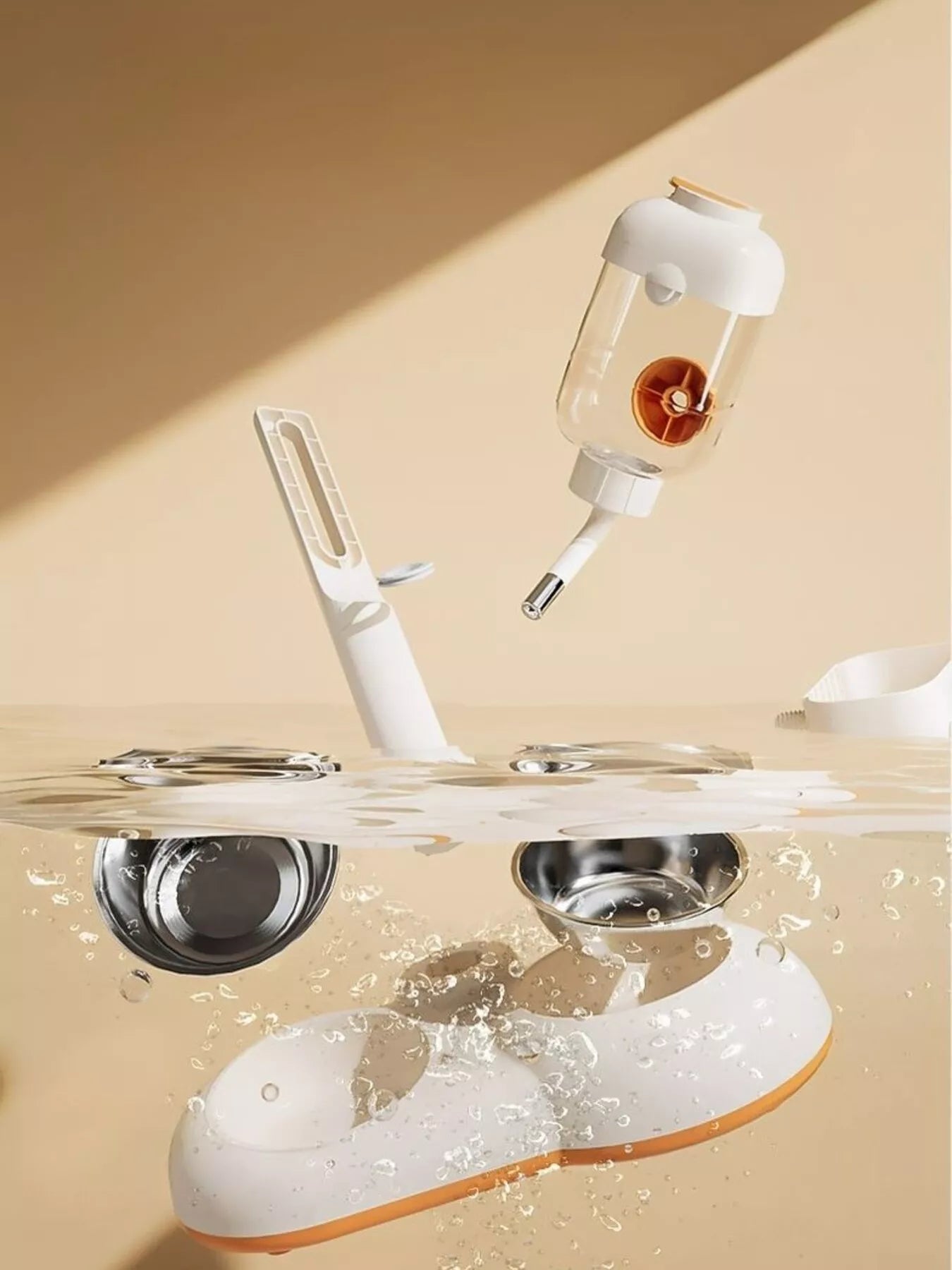 Automatic Pet Food and Water Dispenser Bowl - FloofChonk