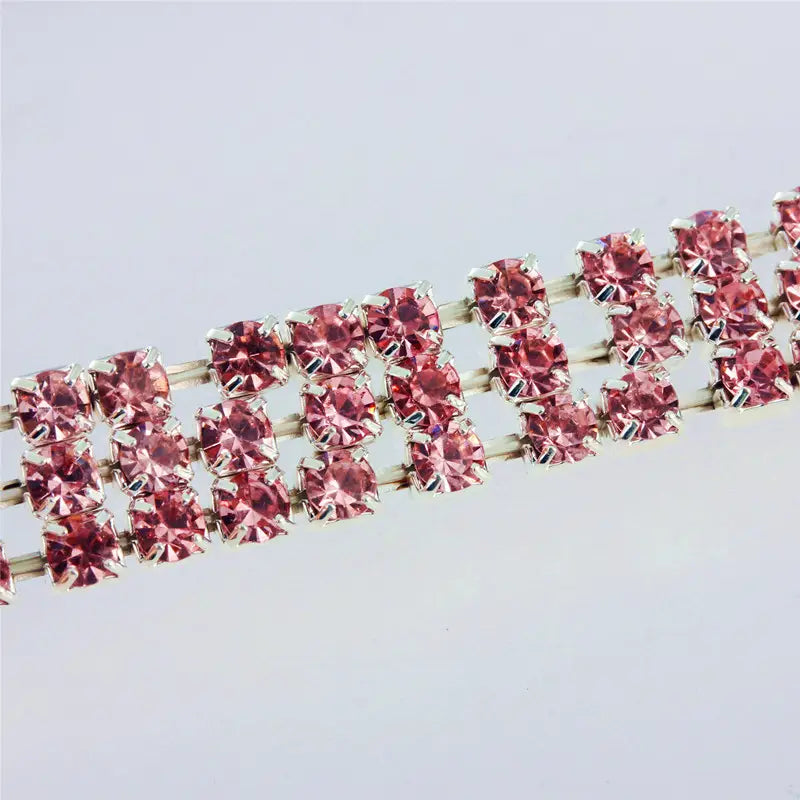 Pet Collar With Diamonds Mixed-color Cat And Dog Supplies Cat Claws Elastic Cat And Dog Necklace Jewelry