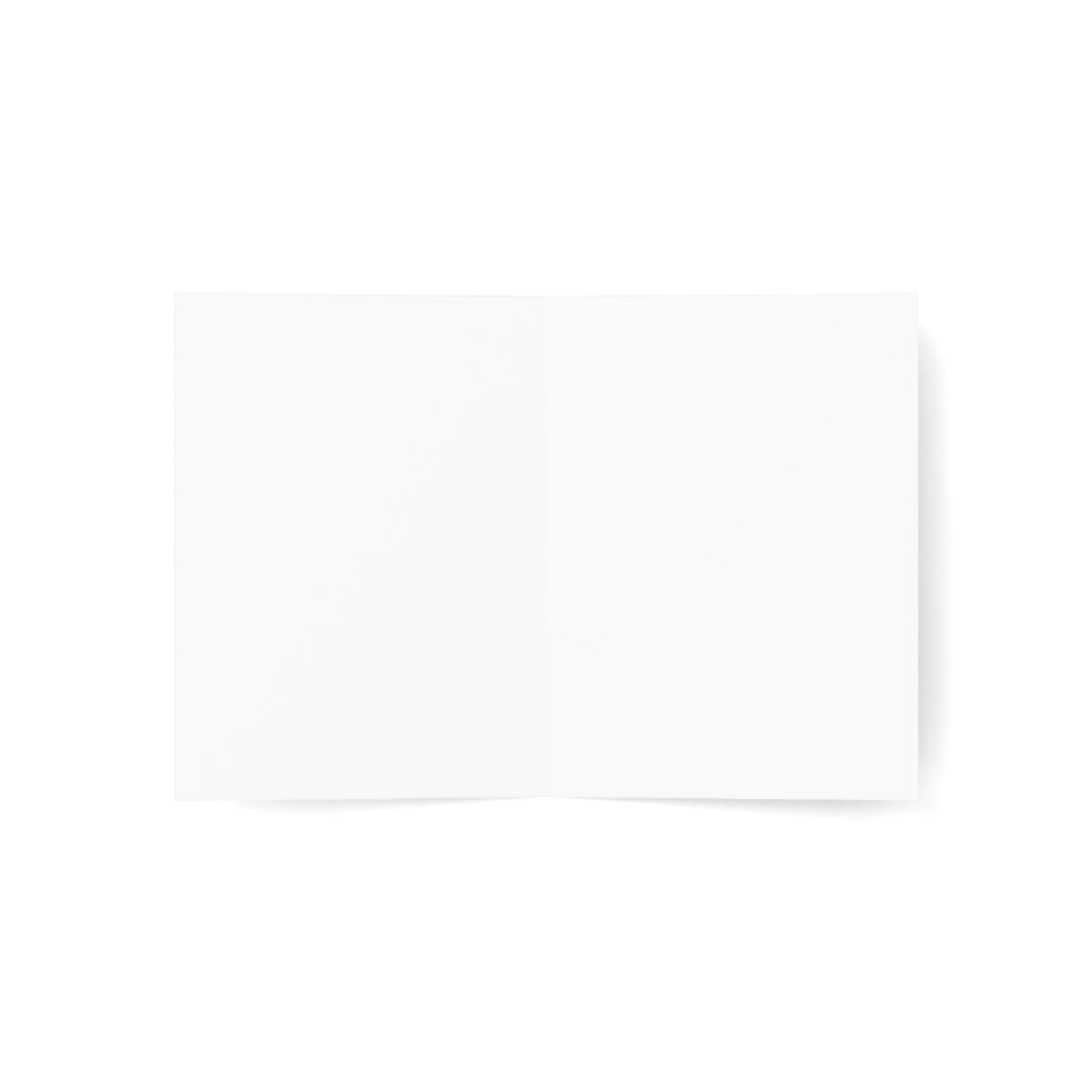 Black Fluffy Cat Greeting Cards – Cute Kitten Blank Note Cards (Pack of 1/10/30/50) - FloofChonk