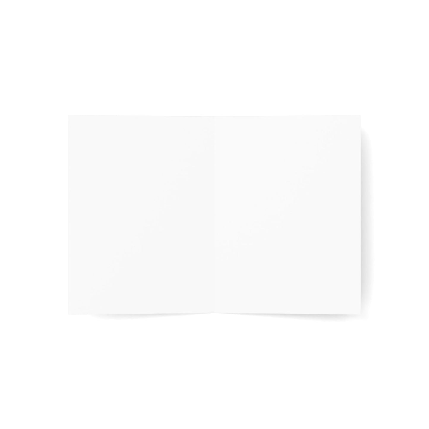 Black Fluffy Cat Greeting Cards – Cute Kitten Blank Note Cards (Pack of 1/10/30/50) - FloofChonk