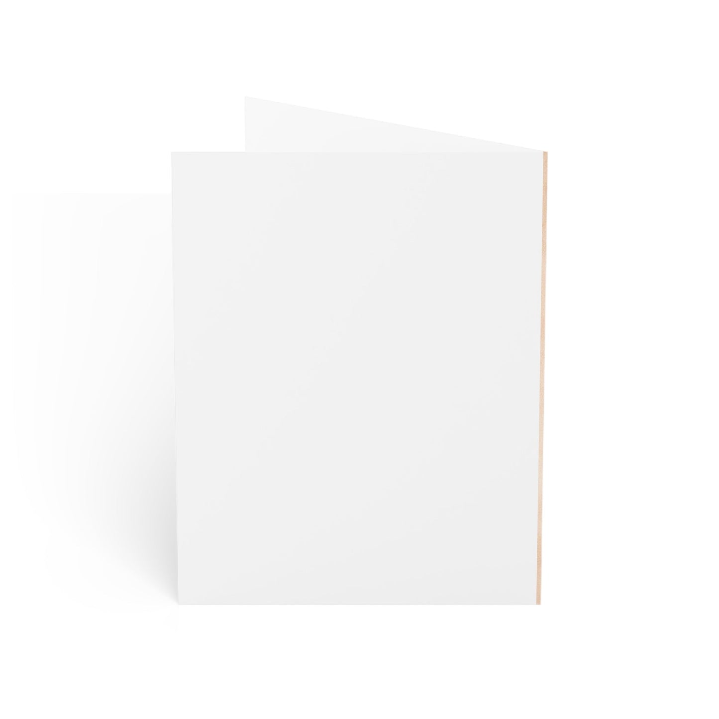 Black Fluffy Cat Greeting Cards – Cute Kitten Blank Note Cards (Pack of 1/10/30/50) - FloofChonk