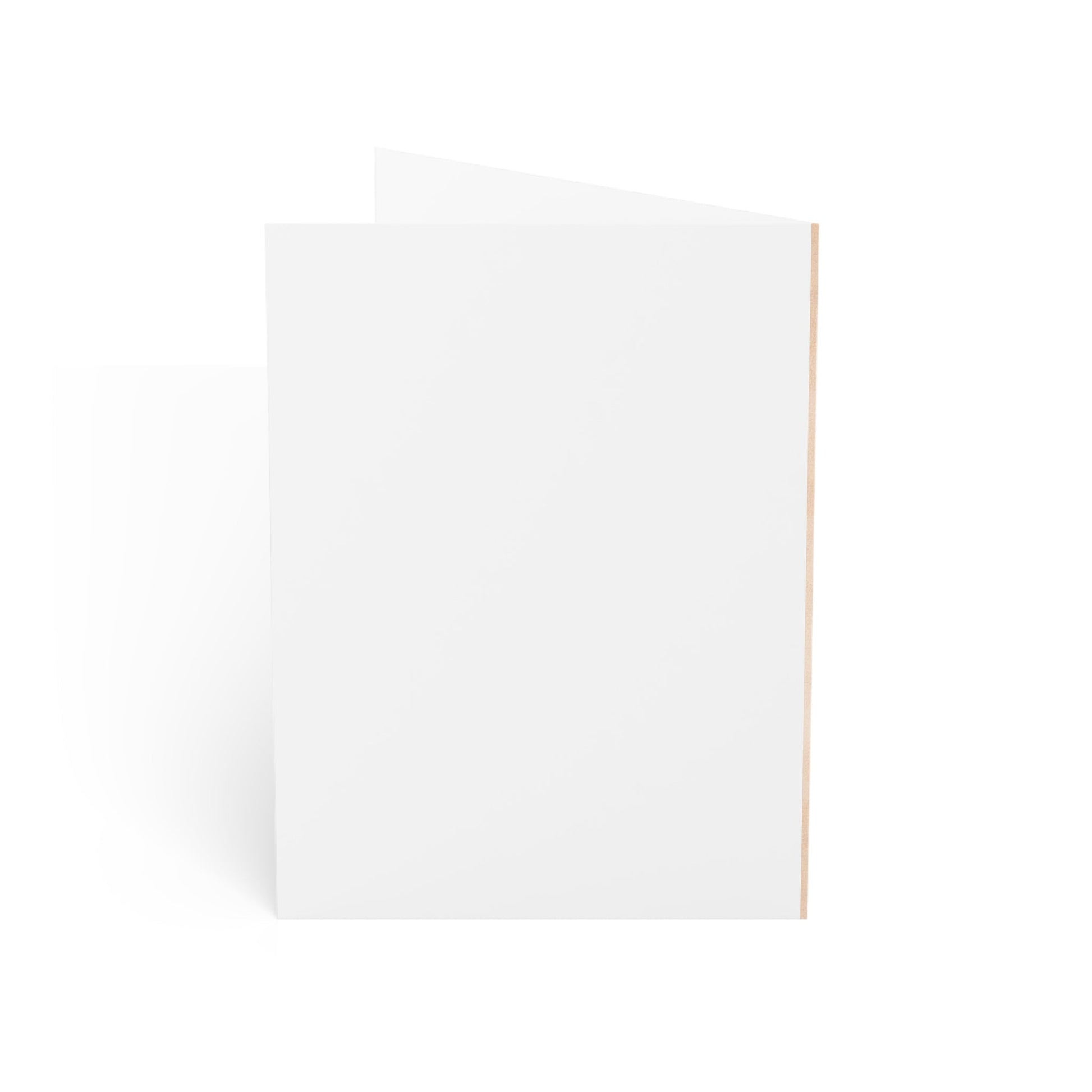 Black Fluffy Cat Greeting Cards – Cute Kitten Blank Note Cards (Pack of 1/10/30/50) - FloofChonk