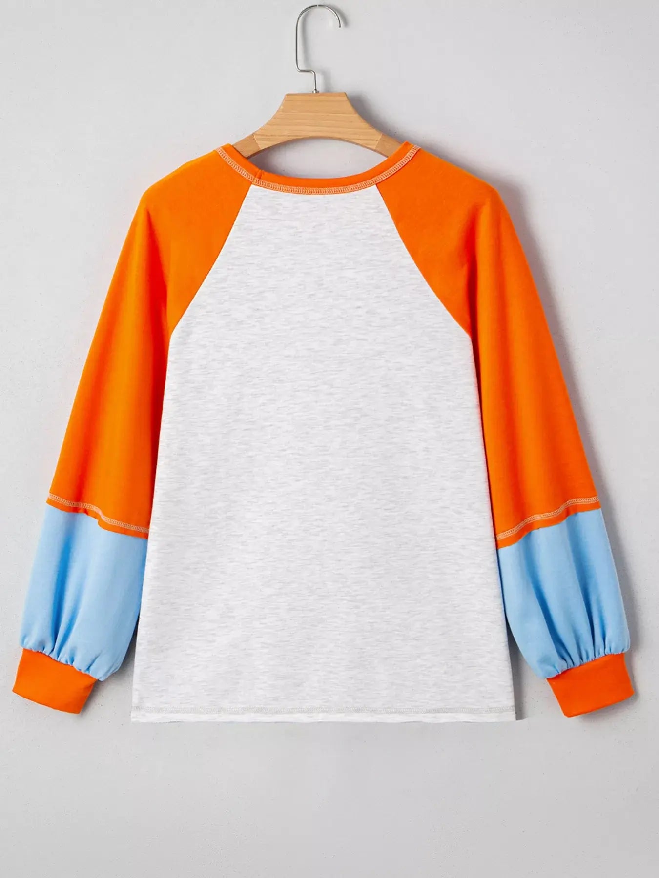 Halloween Pumpkin Print Long Sleeve T-Shirt - FloofChonk