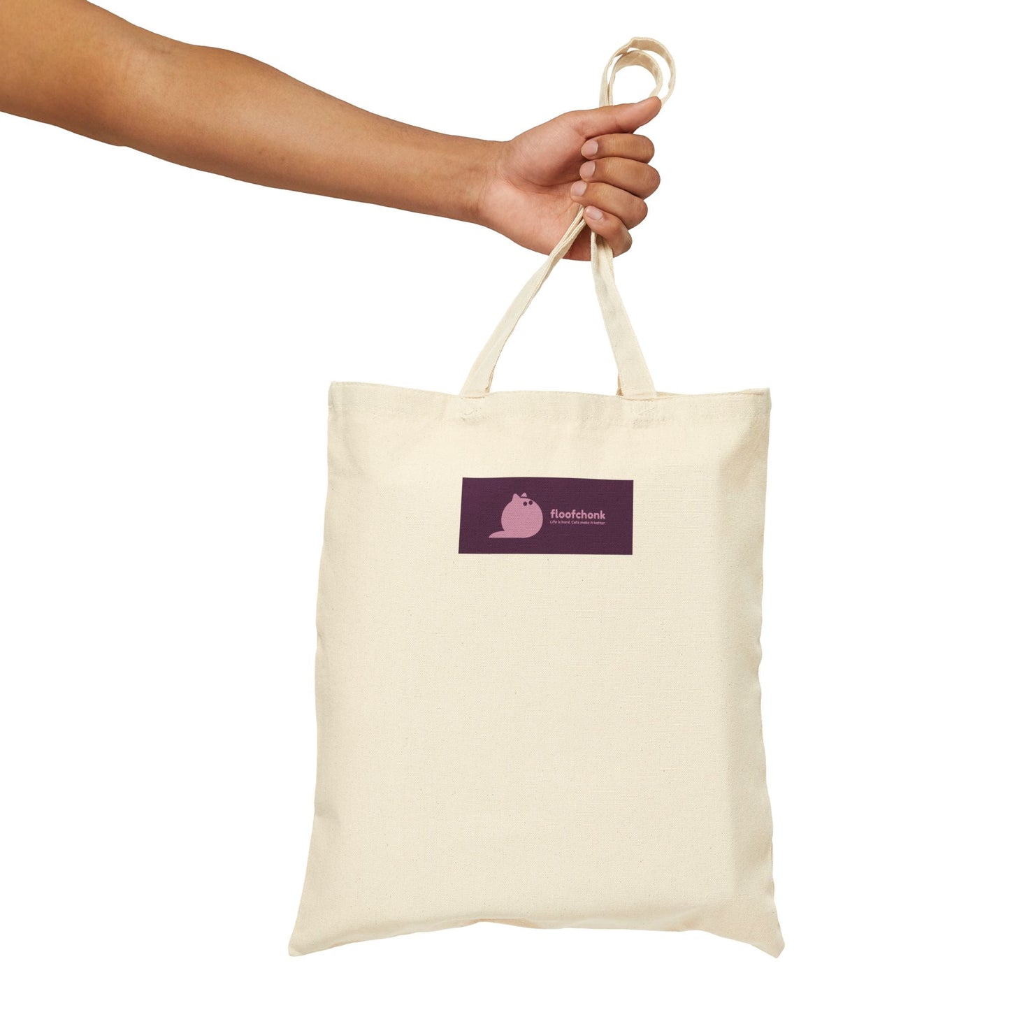 Canvas Tote Bag – "Low Tolerance, High Whiskers" Cat Tote | Funny Cat Lover Gift - FloofChonk
