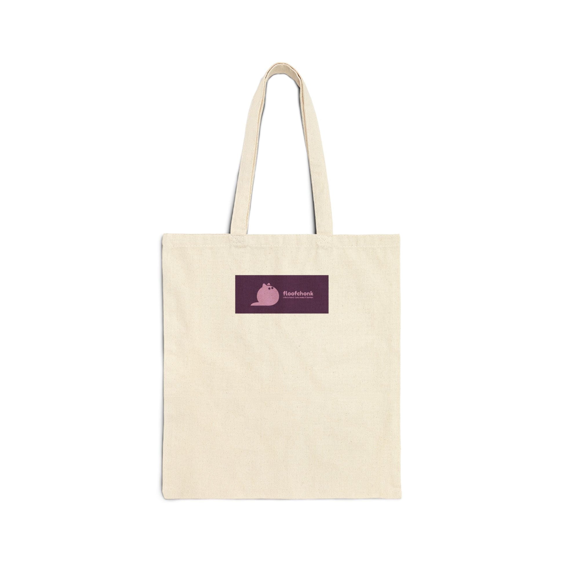 Canvas Tote Bag – "Low Tolerance, High Whiskers" Cat Tote | Funny Cat Lover Gift - FloofChonk