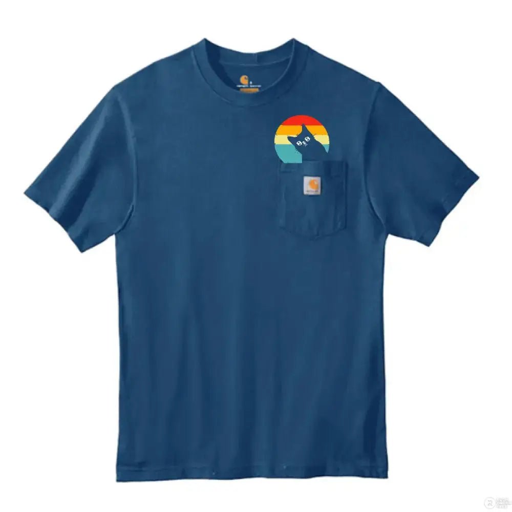 Carhartt Workwear Pocket Short Sleeve Peeking Cat T-Shirt - FloofChonk