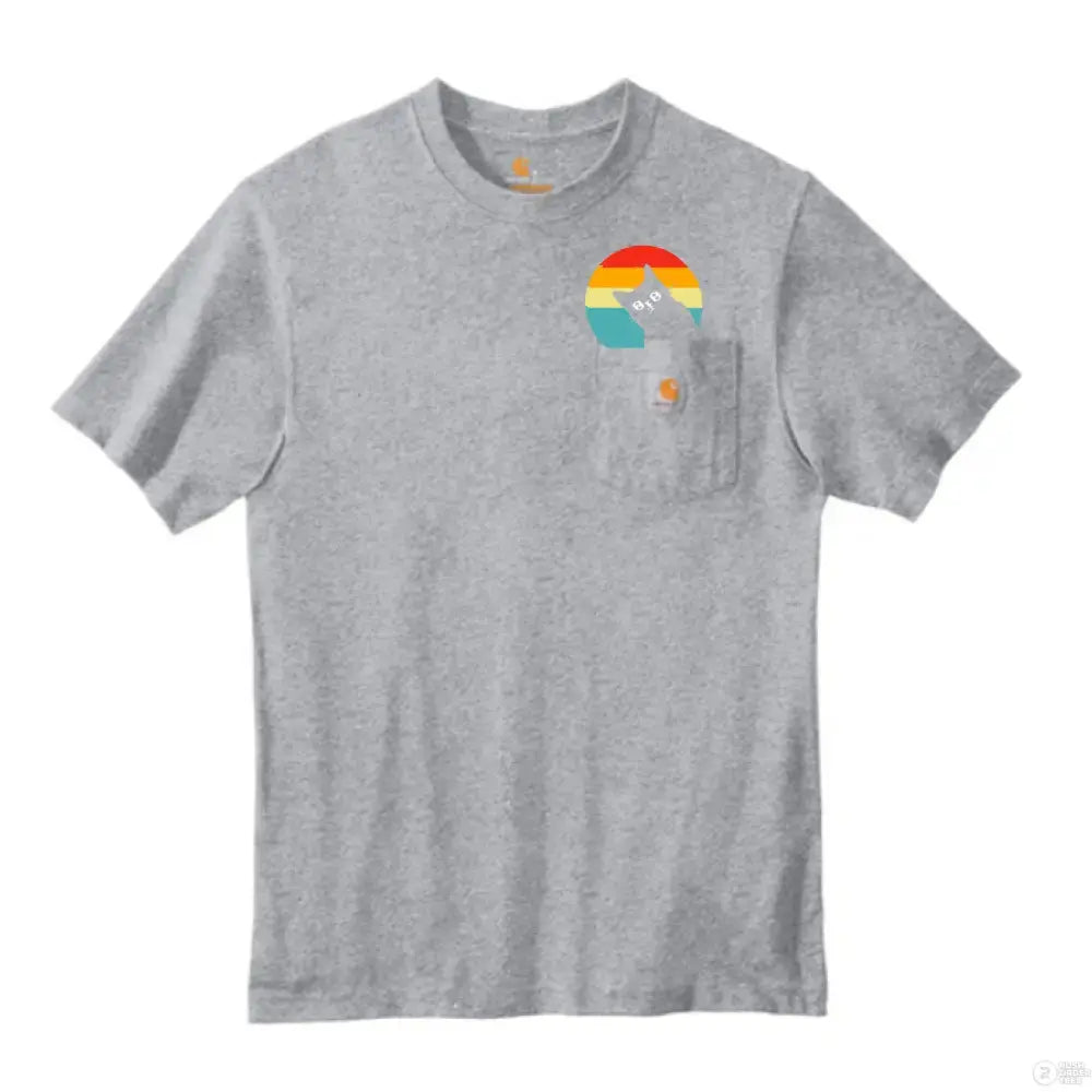 Carhartt Workwear Pocket Short Sleeve Peeking Cat T-Shirt - FloofChonk