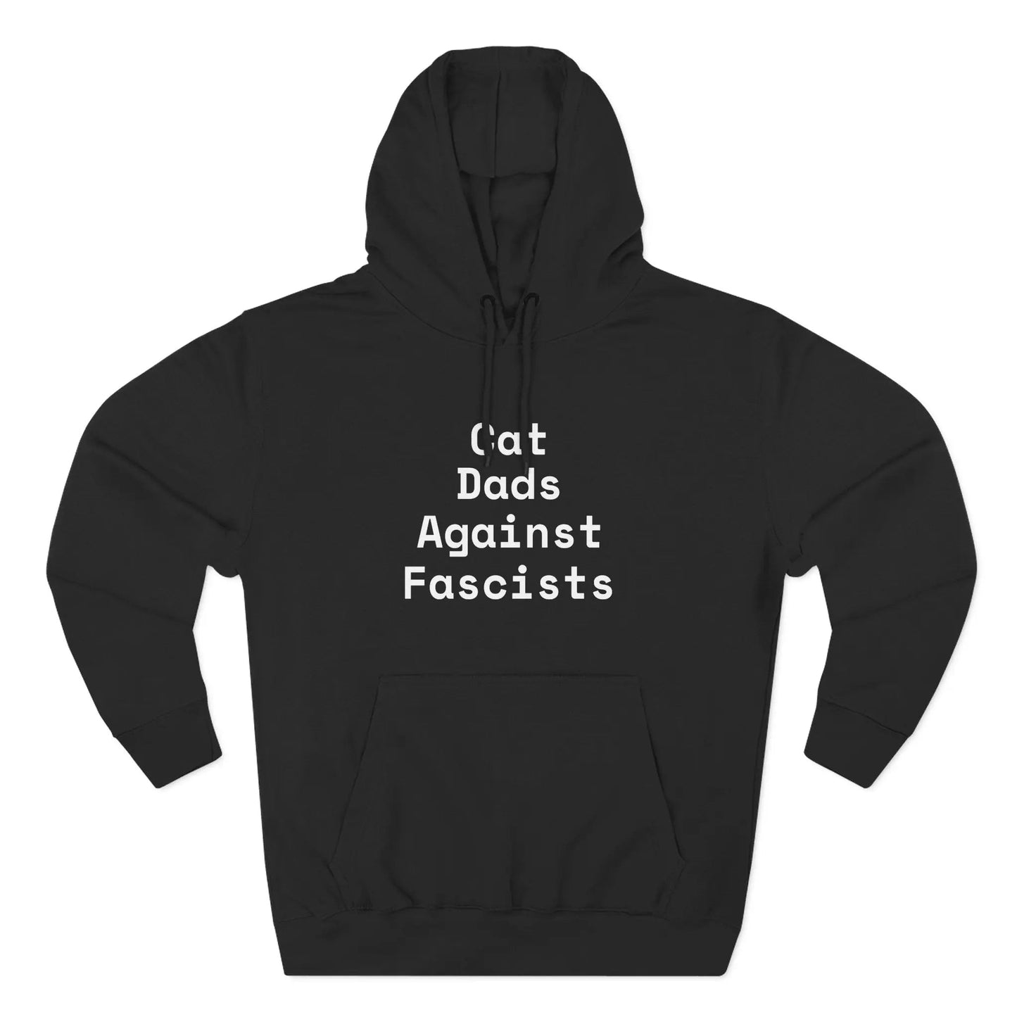Cat Dads Against Fascists Hoodie - FloofChonk