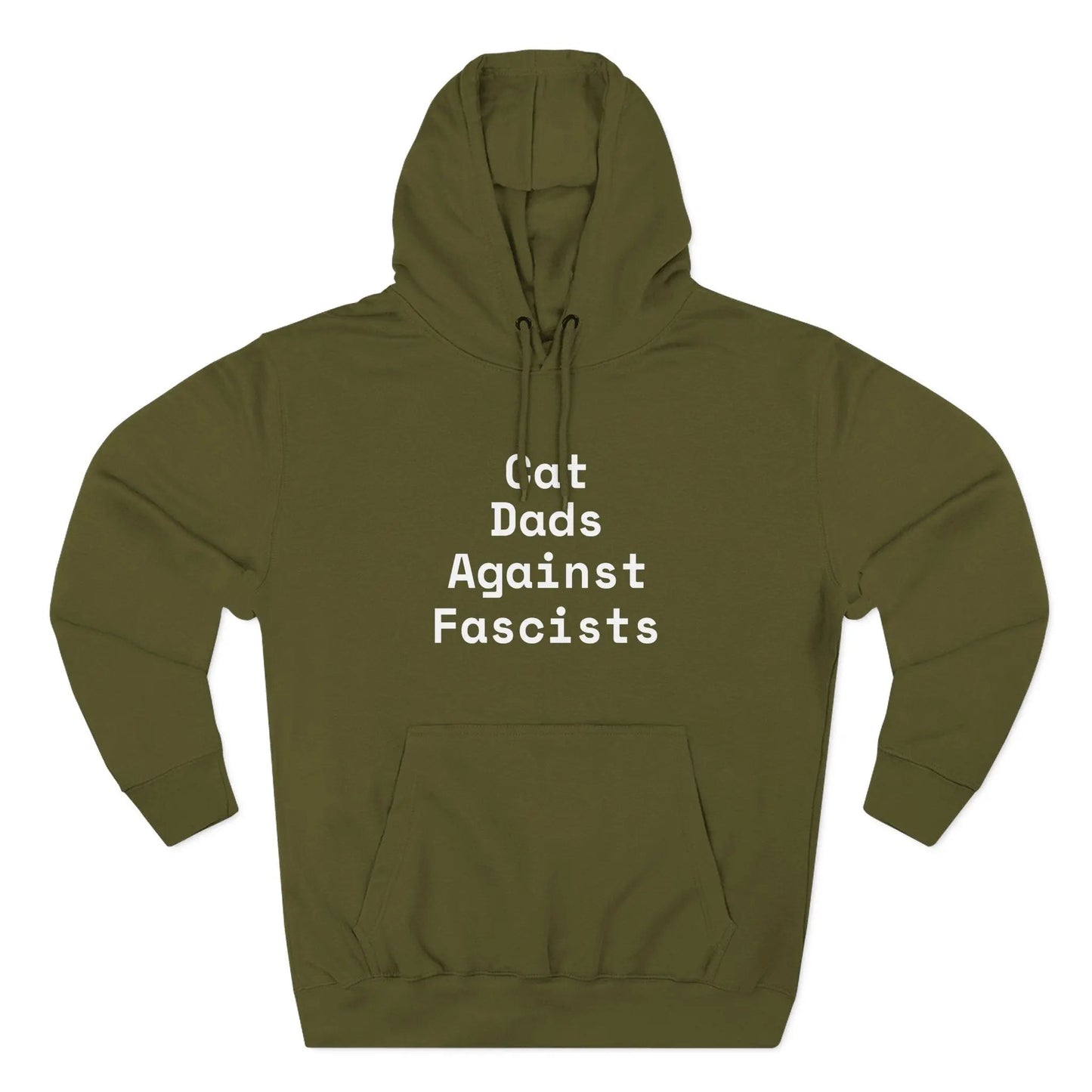 Cat Dads Against Fascists Hoodie - FloofChonk
