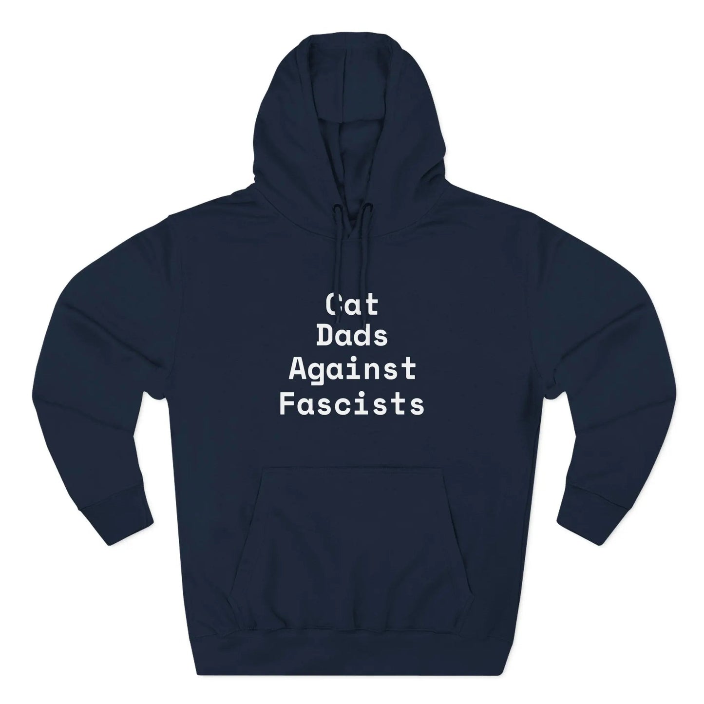 Cat Dads Against Fascists Hoodie - FloofChonk