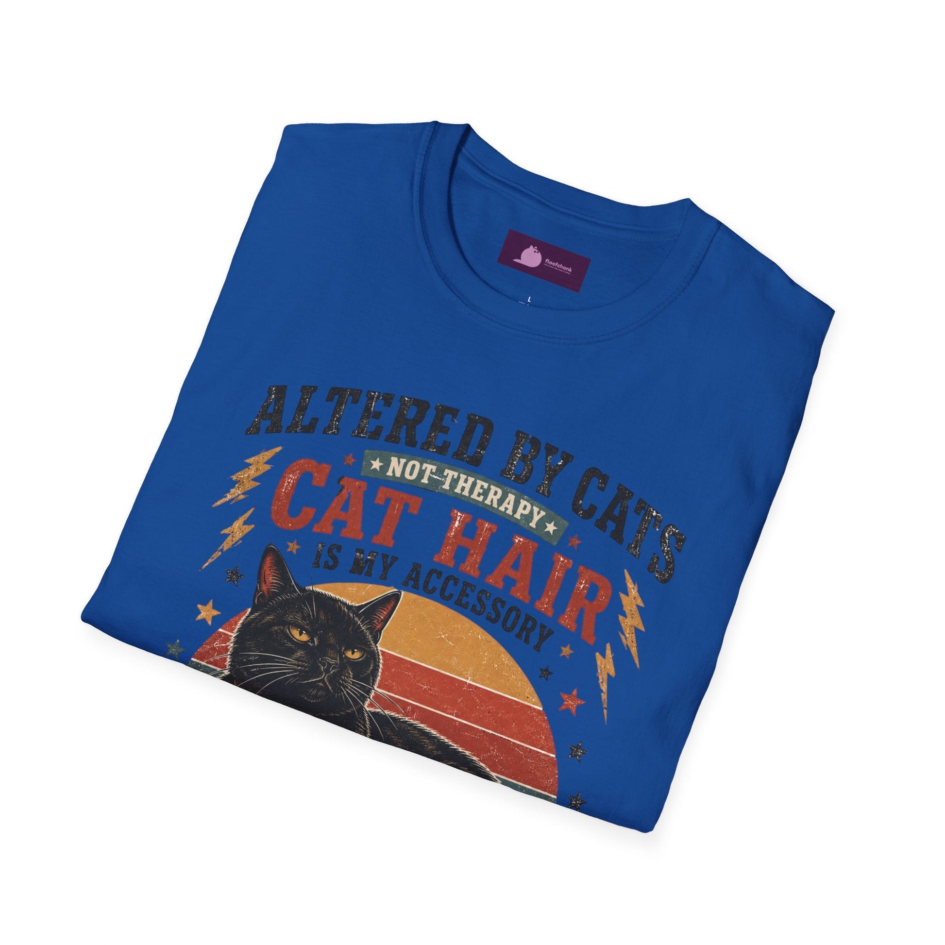 Cat Hair Is My Accessory T-Shirt — "Altered by Cats" Funny Cat Lover Gift - FloofChonk