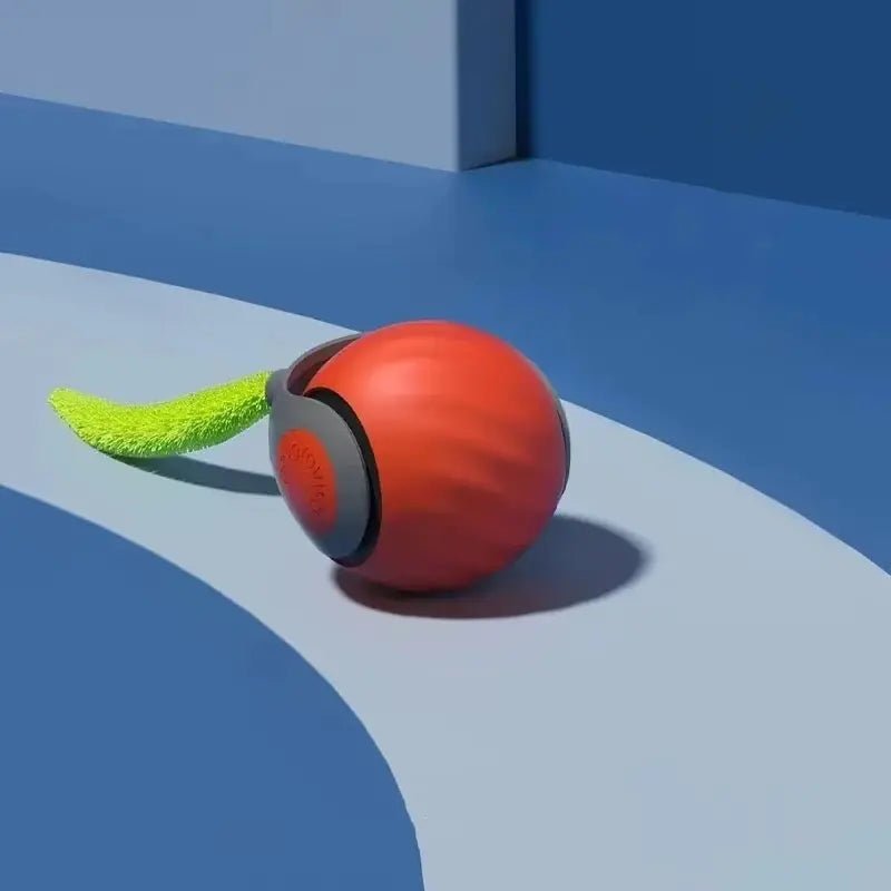 Cat Interactive Ball Toys Automatic Rolling Ball Faux Tail Rechargeable Smart Pet Electric Toy Dog Cat Training Imitate Mouse - FloofChonk