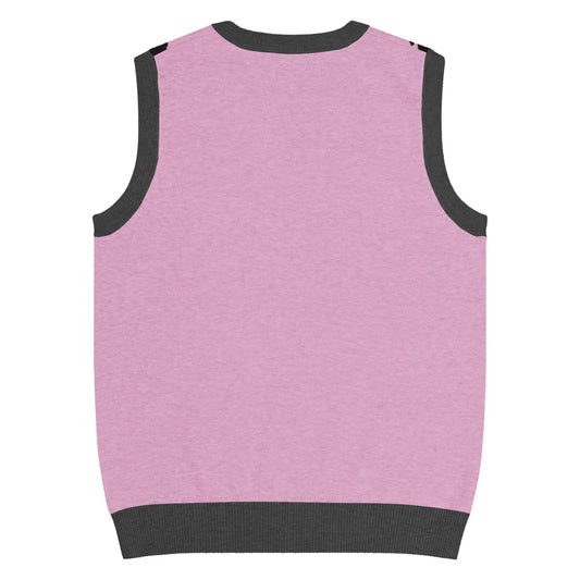 Cat Knit V - neck Vest - FloofChonk