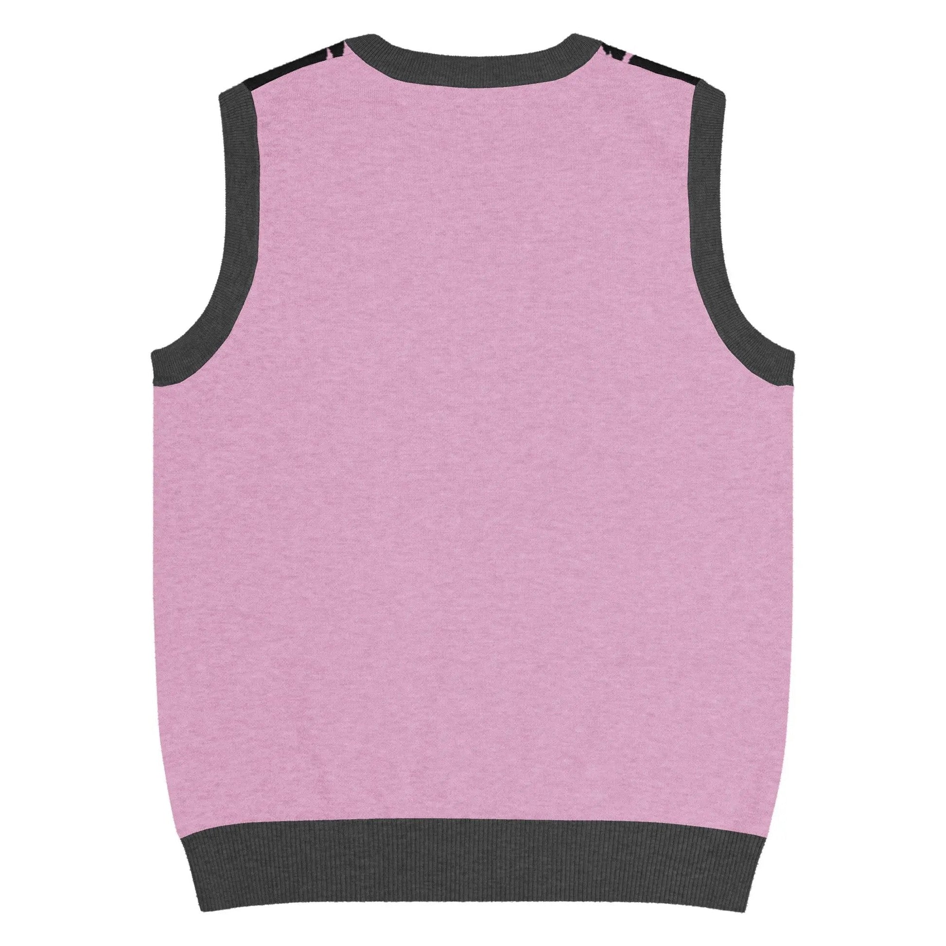 Cat Knit V - neck Vest - FloofChonk