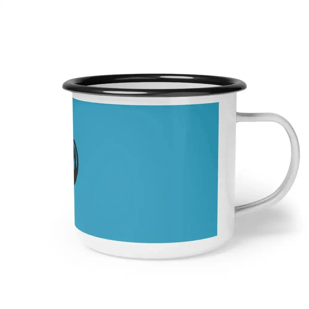 Cat Lover Enamel Camp Cup - Cute Kitty Design for Camping & Home - FloofChonk