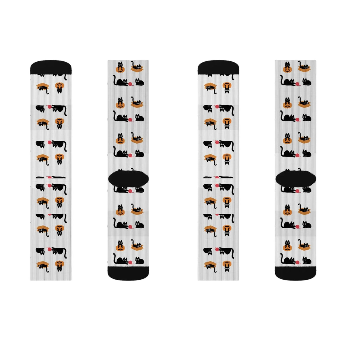 Cat Lovers Sublimation Socks - FloofChonk
