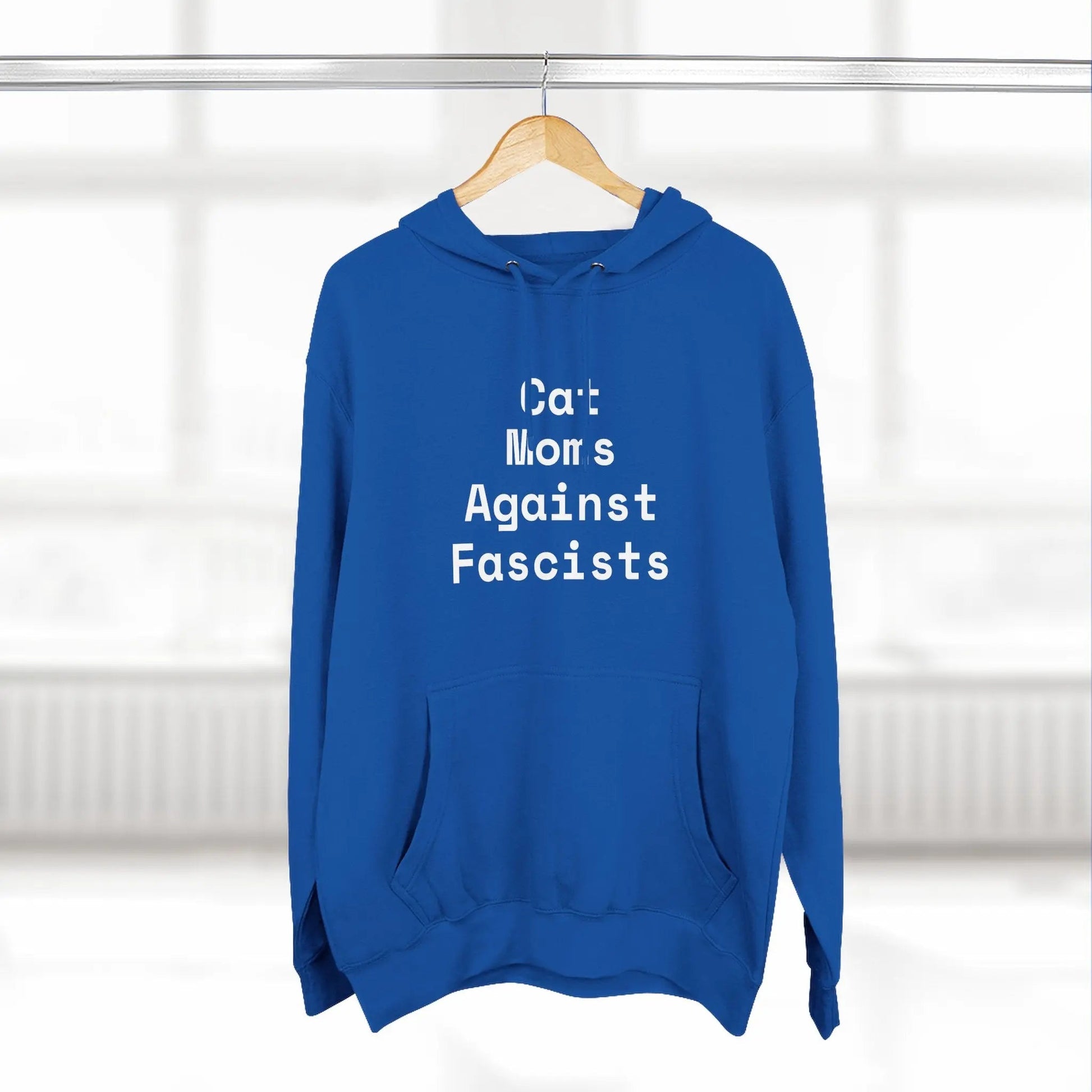 Cat Moms Against Fascists Hoodie - FloofChonk