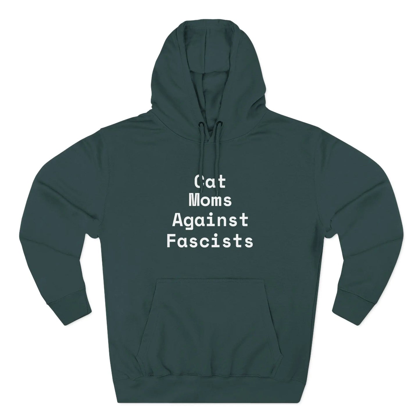 Cat Moms Against Fascists Hoodie - FloofChonk