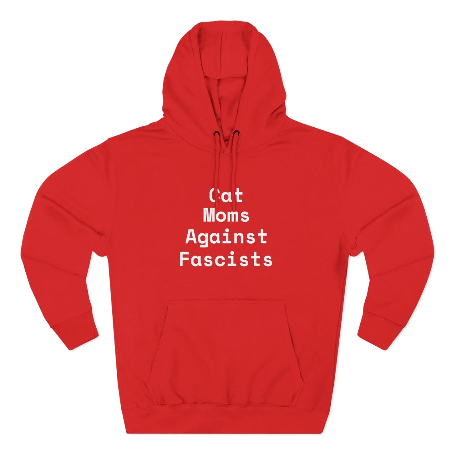 Cat Moms Against Fascists Hoodie - FloofChonk