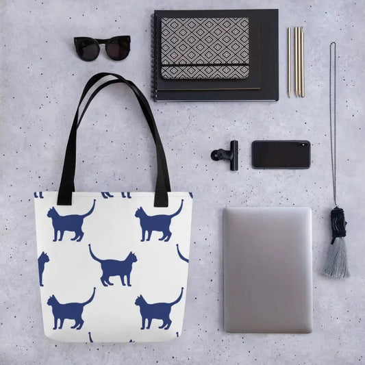 Cat Pattern Tote Bag - FloofChonk