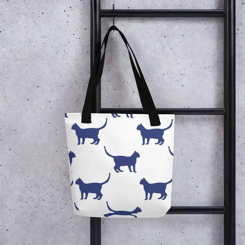 Cat Pattern Tote Bag - FloofChonk