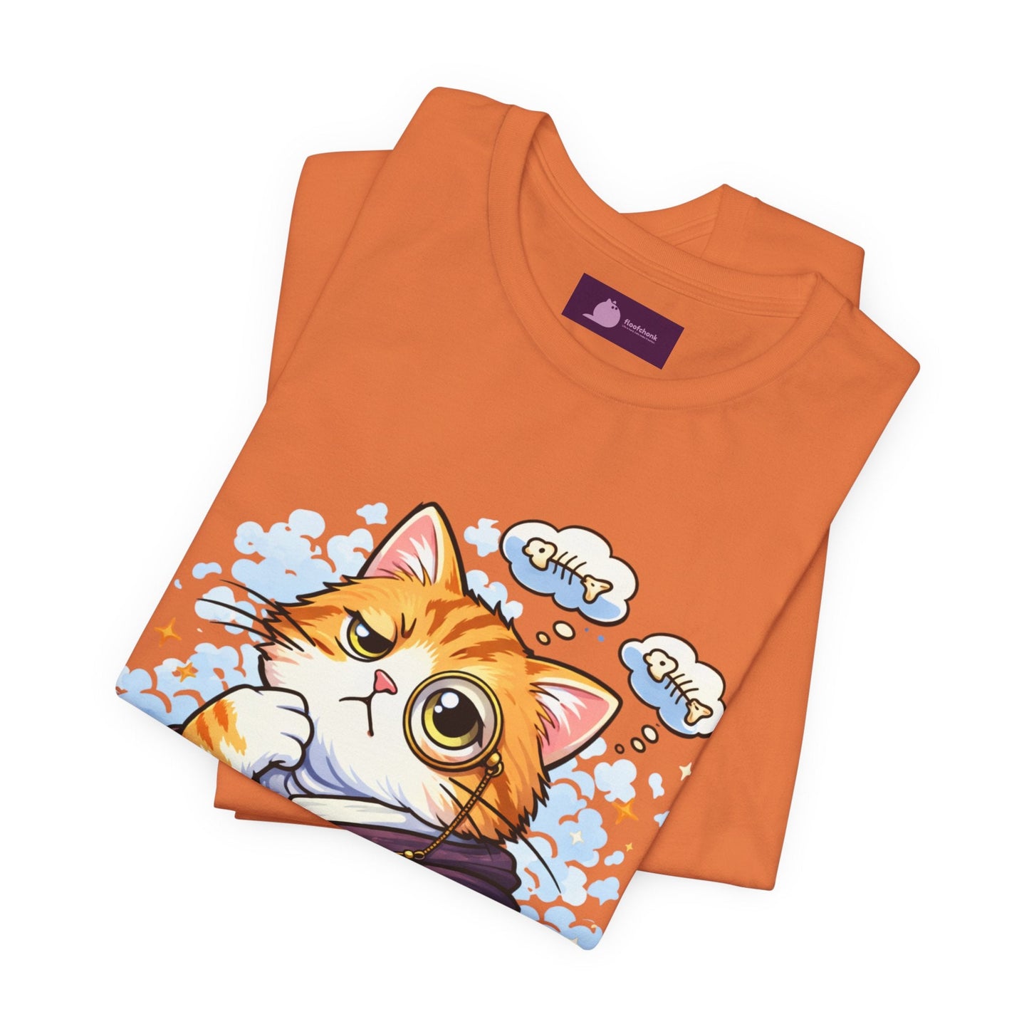 Cat Philosopher T-Shirt — "I Don’t Think Therefore I Do Not Am" Cute Intellectual Tee - FloofChonk