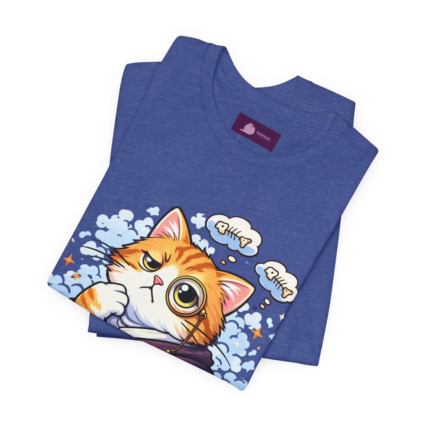 Cat Philosopher T-Shirt — "I Don’t Think Therefore I Do Not Am" Cute Intellectual Tee - FloofChonk