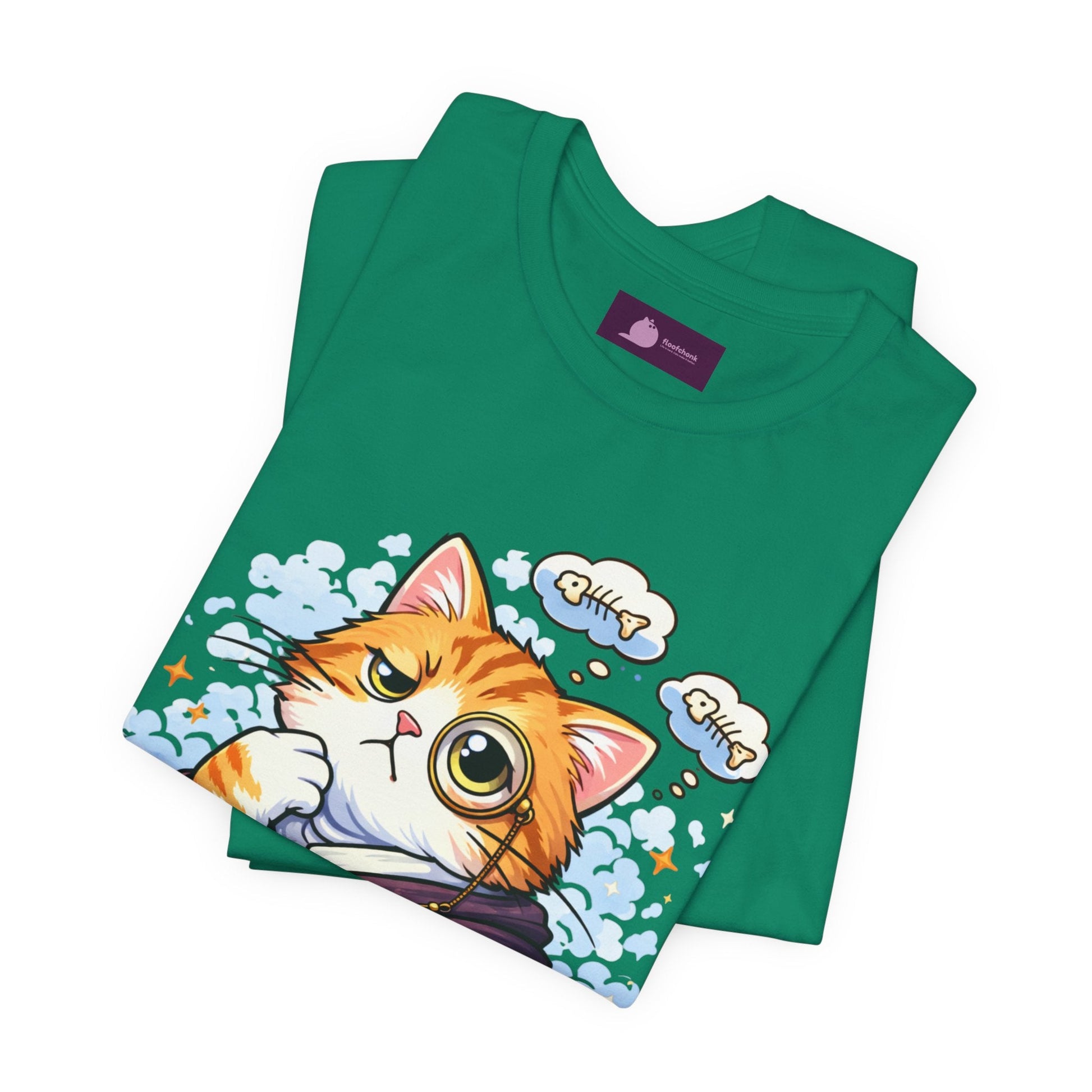 Cat Philosopher T-Shirt — "I Don’t Think Therefore I Do Not Am" Cute Intellectual Tee - FloofChonk