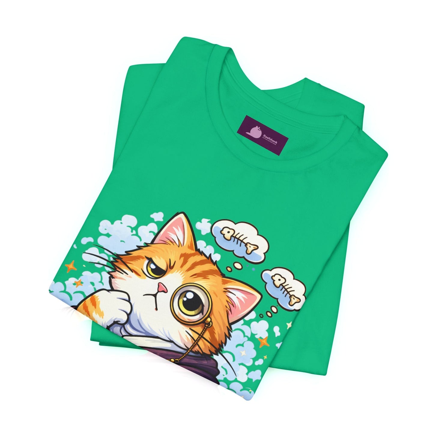 Cat Philosopher T-Shirt — "I Don’t Think Therefore I Do Not Am" Cute Intellectual Tee - FloofChonk