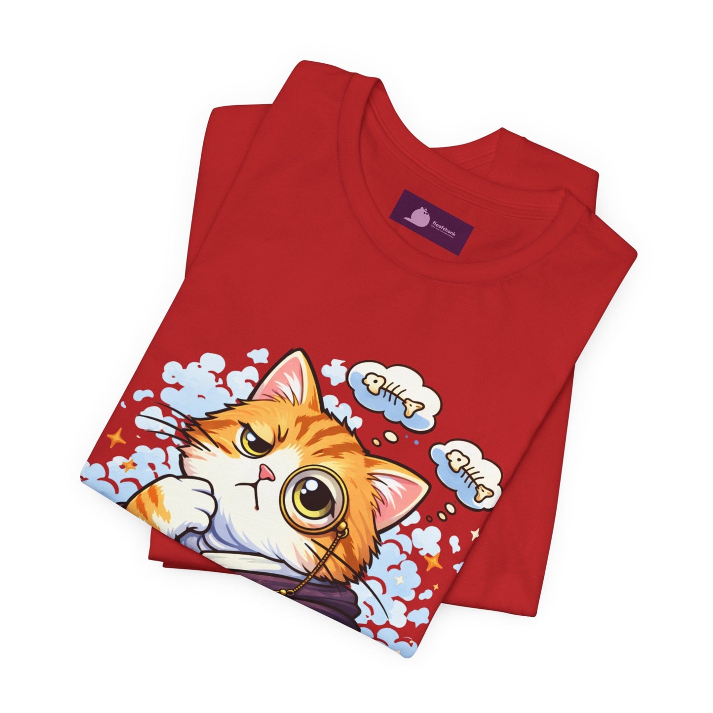 Cat Philosopher T-Shirt — "I Don’t Think Therefore I Do Not Am" Cute Intellectual Tee - FloofChonk