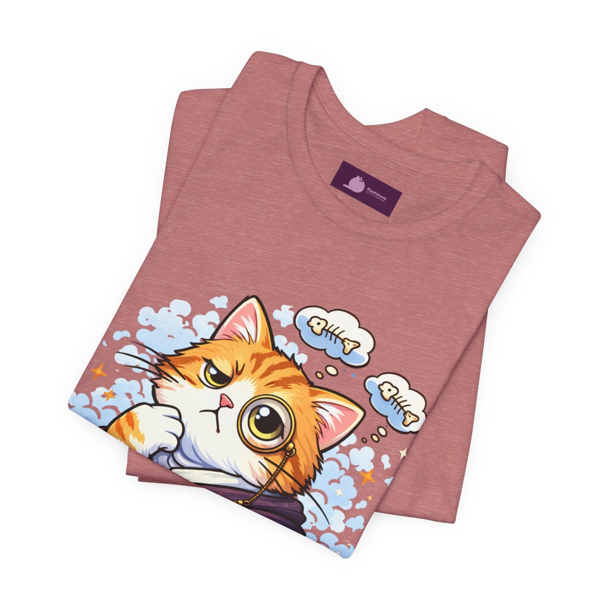 Cat Philosopher T-Shirt — "I Don’t Think Therefore I Do Not Am" Cute Intellectual Tee - FloofChonk