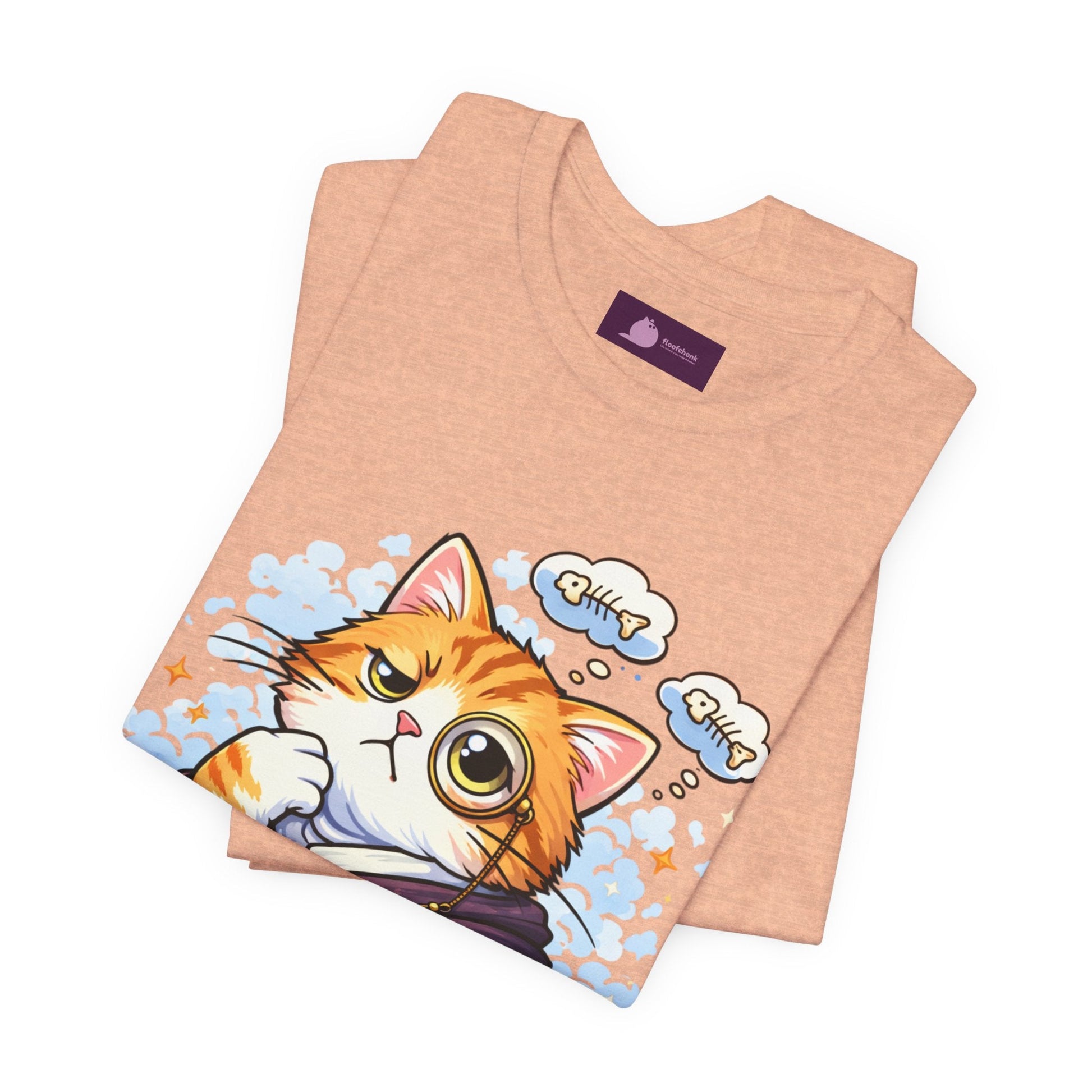 Cat Philosopher T-Shirt — "I Don’t Think Therefore I Do Not Am" Cute Intellectual Tee - FloofChonk