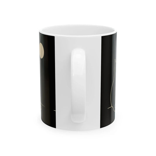 Cat Silhouette Mug, Cozy Cat Lover Gift - FloofChonk