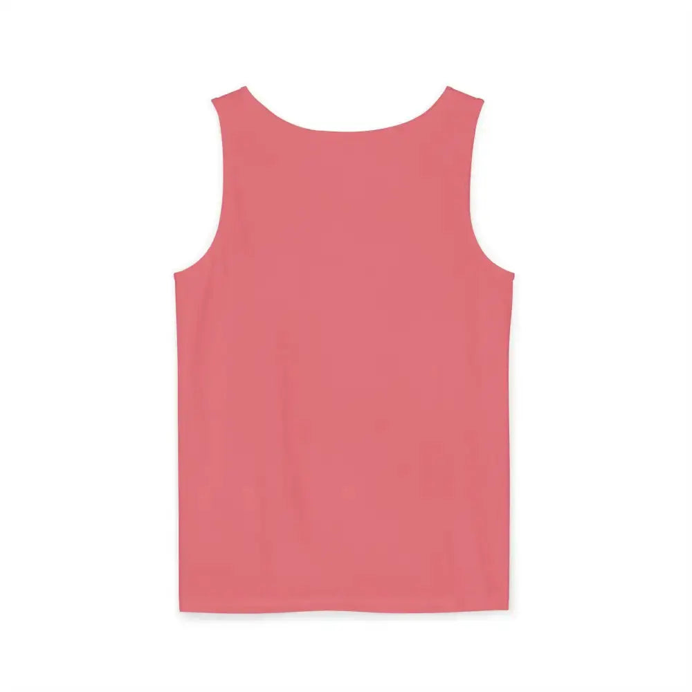 Cat Tank Top - Summer Vibes Unisex Garment-Dyed Tank Top - Tank Top