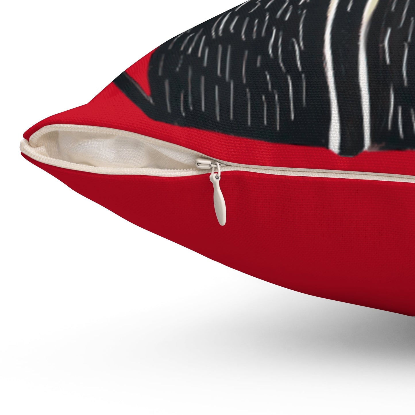 Cat Trio Decorative Pillow — Cute Red Heart Kittens Throw Pillow - FloofChonk