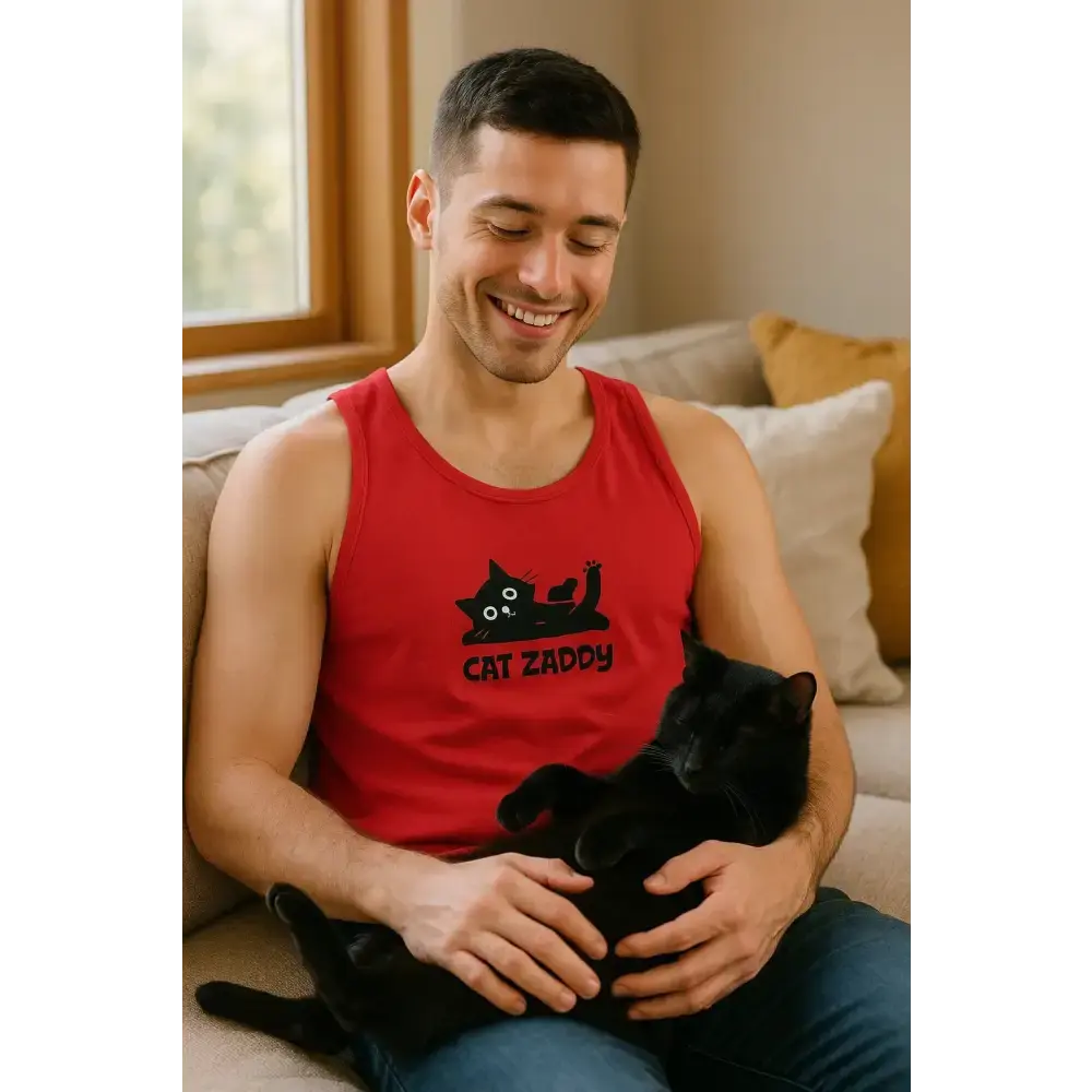 Cat Zaddy Men's Tank Top - FloofChonk