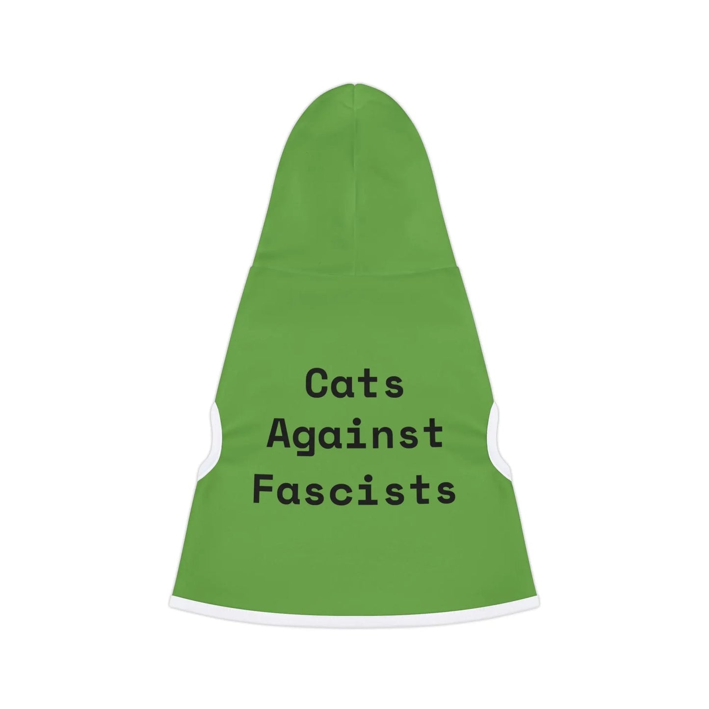 Cats Against Fascists Pet Hoodie - FloofChonk