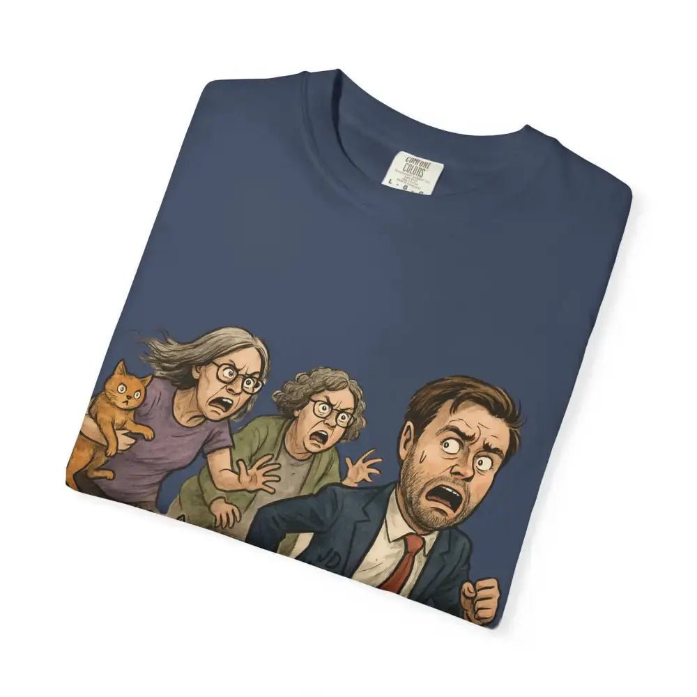 Cats Chasing Figure T-Shirt Funny - FloofChonk